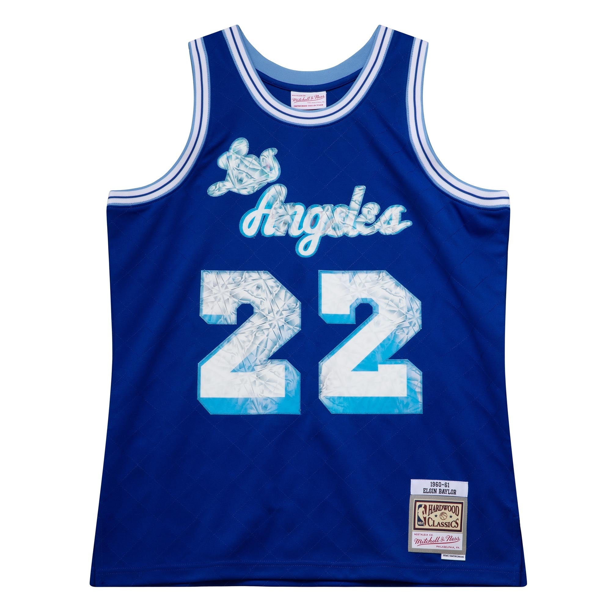 NBA 75th Anni Swingman Jersey Lakers 1960 Elgin Baylor