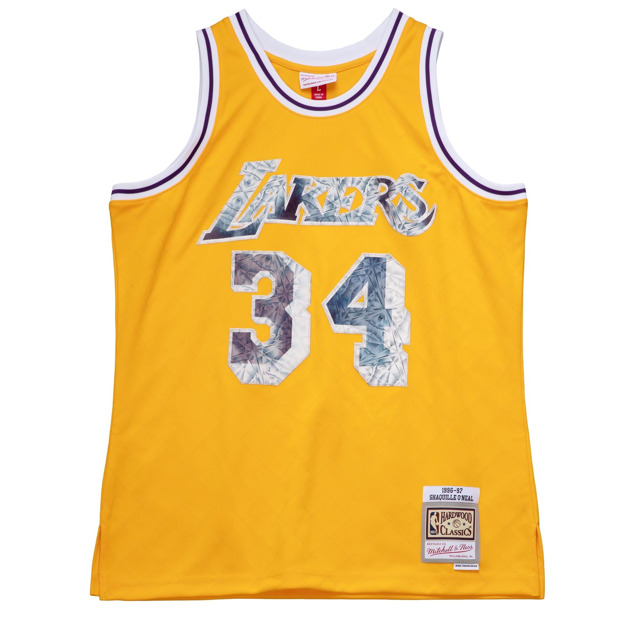 NBA 75th Anni Swingman Jersey Lakers 1996 Shaquille O'neal