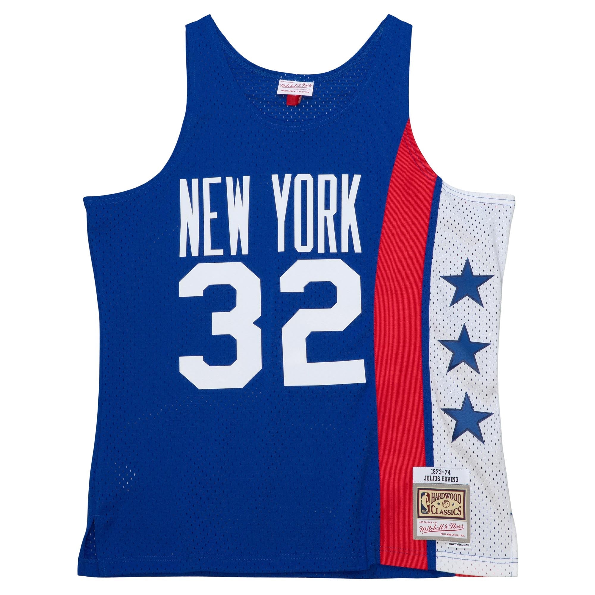 NBA Dark Jersey Nets 1973 Julius Erving