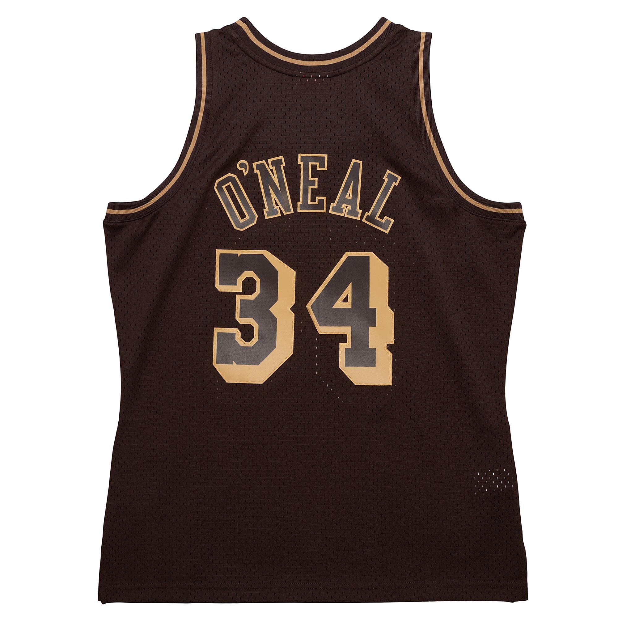 NBA Lux Brown Swingman Jersey Lakers 1996 Shaquille O'neal