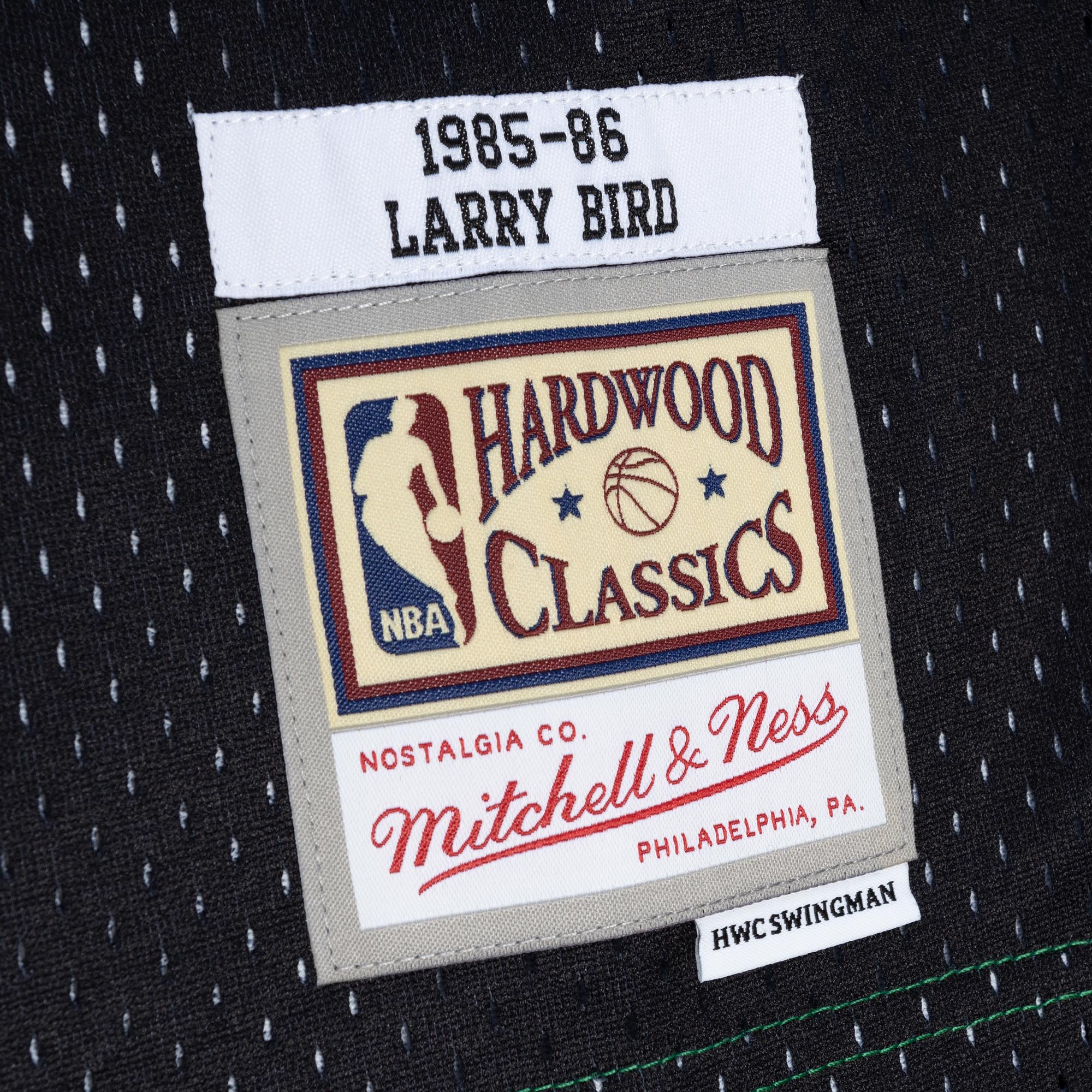 NBA Split Swingman Jersey Celtics 1985 Larry Bird