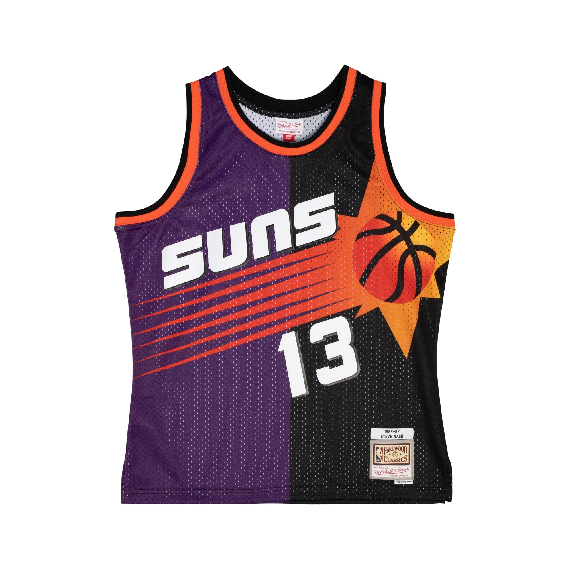 NBA Split Swingman Jersey Suns 1996 Steve Nash
