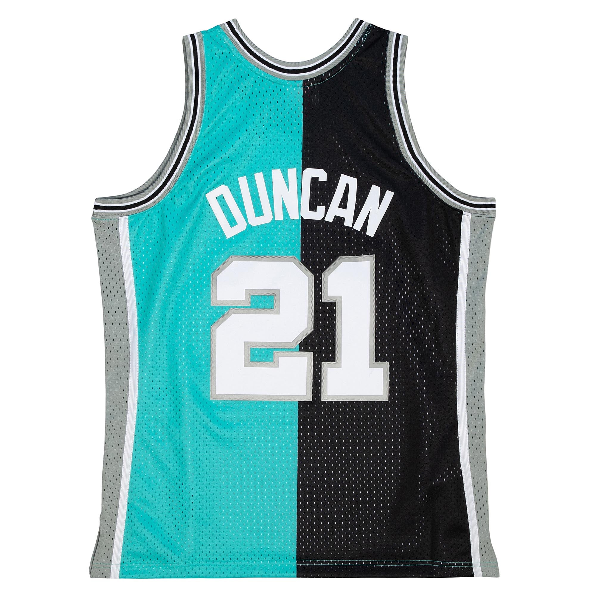 Jersey M&N NBA Split Swingman Spurs 98 Tim Duncan Bktl