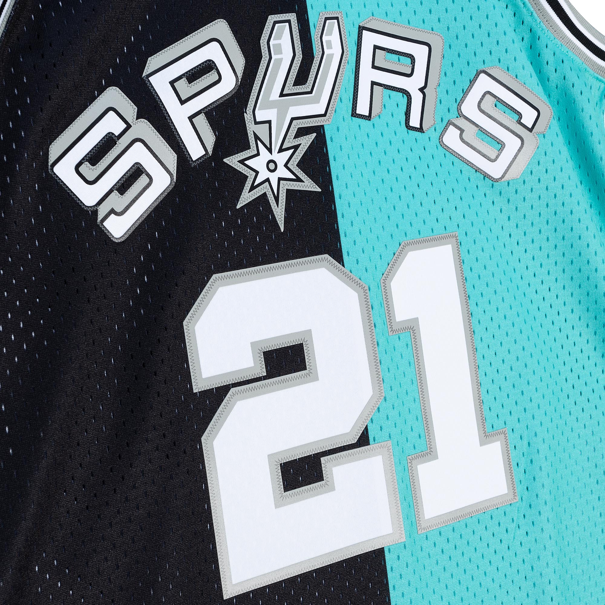 Jersey M&N NBA Split Swingman Spurs 98 Tim Duncan Bktl
