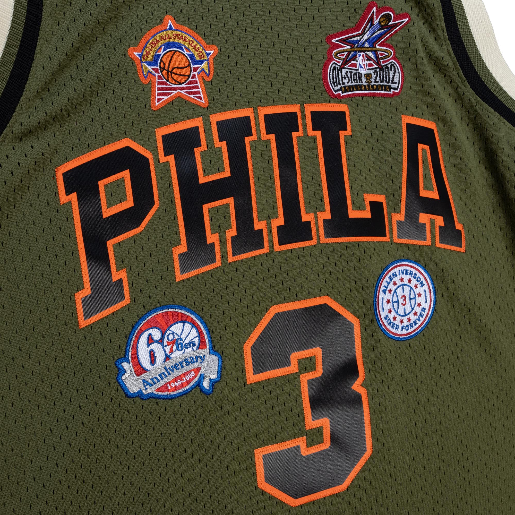 NBA Flight Swingman Jersey 76ers 1996 Allen Iverson