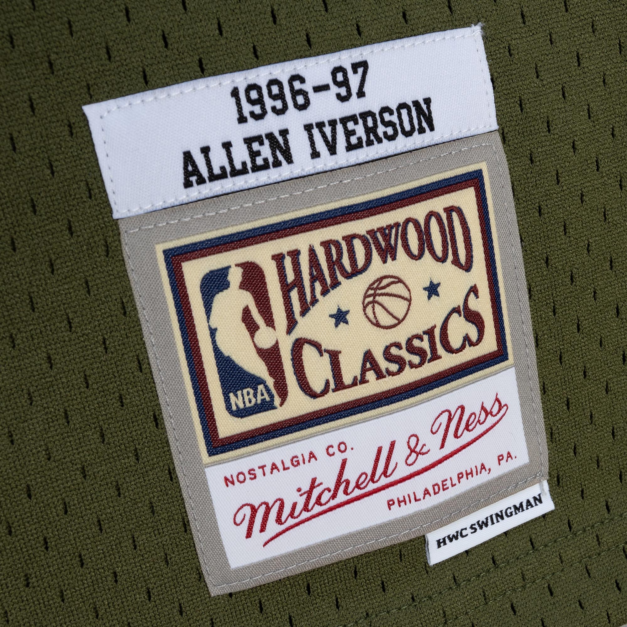 NBA Flight Swingman Jersey 76ers 1996 Allen Iverson
