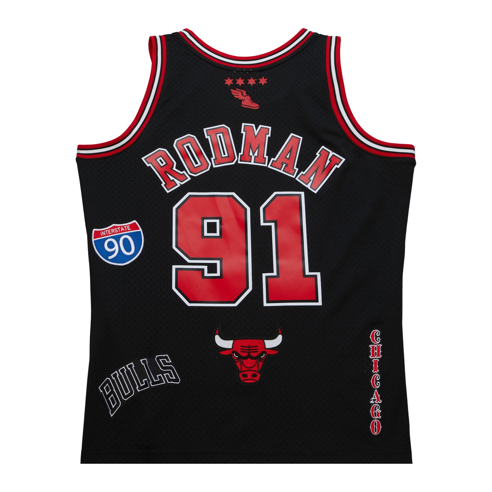 Jersey NBA Highway Swingman Bulls 1997 Dennis Rodman