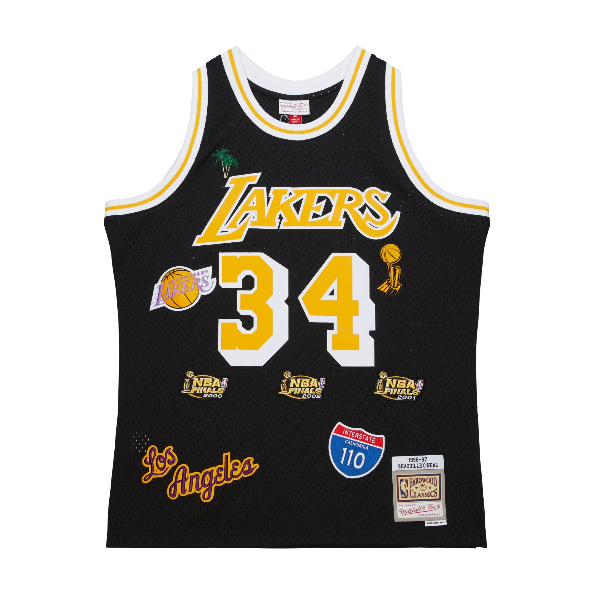 NBA Highway Swingman Jersey Lakers 1996 Shaquille O'neal