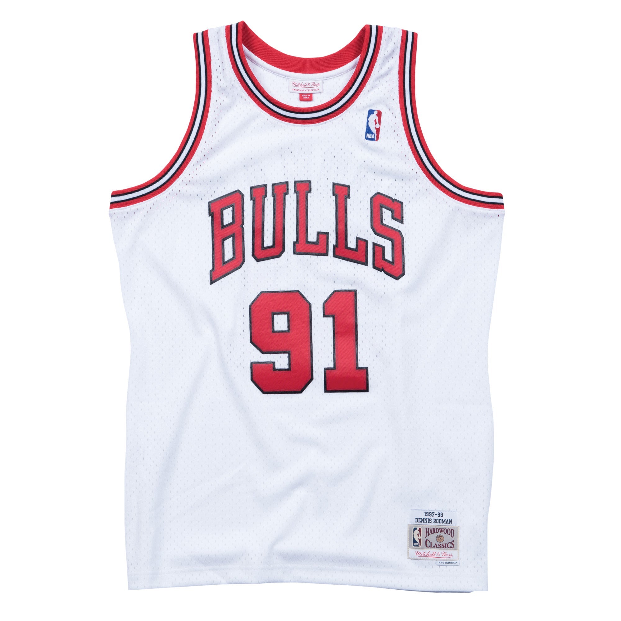 NBA Swingman Jersey Bulls 97-98 Dennis Rodman