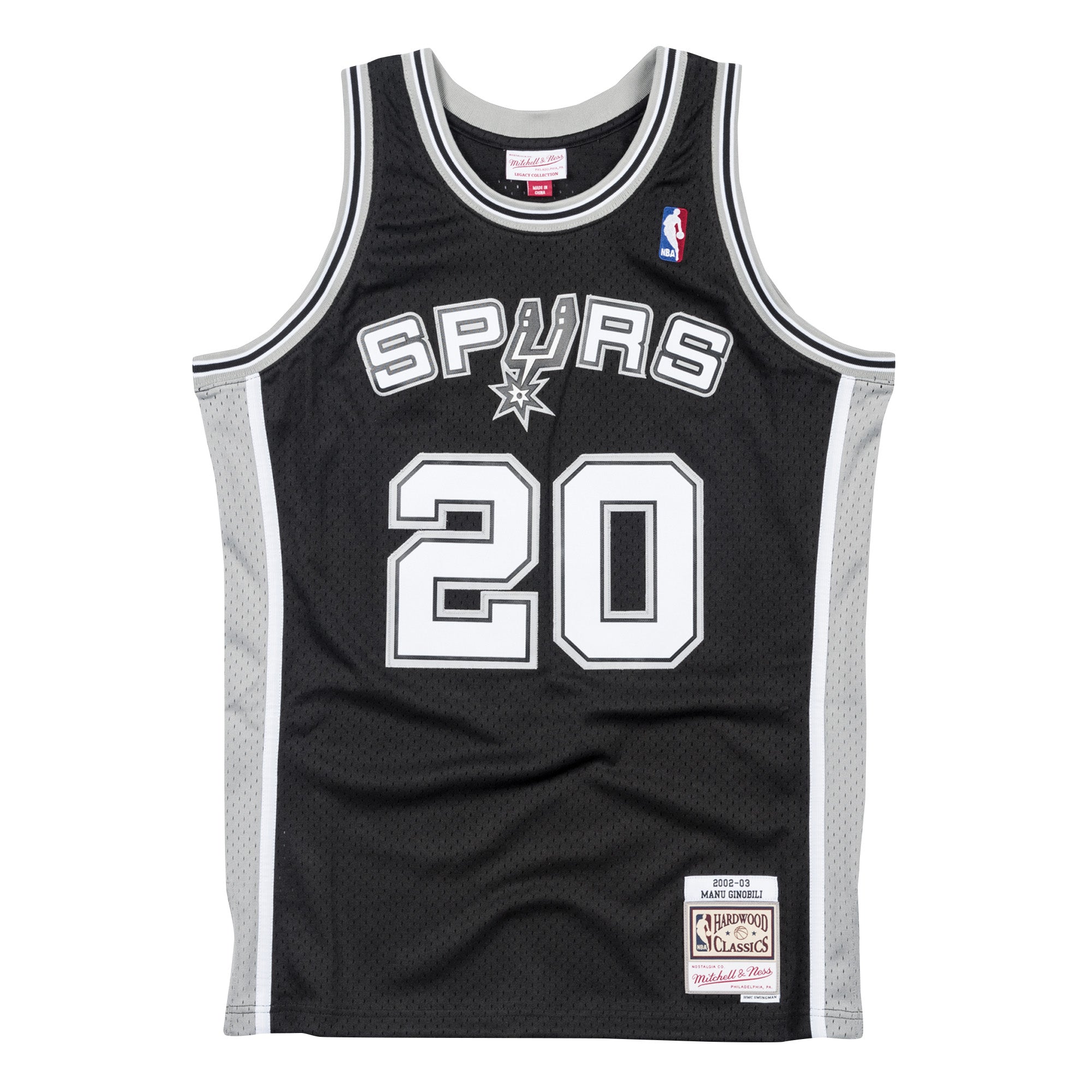 NBA Swingman Jersey Spurs 02-03 Manu Ginobili