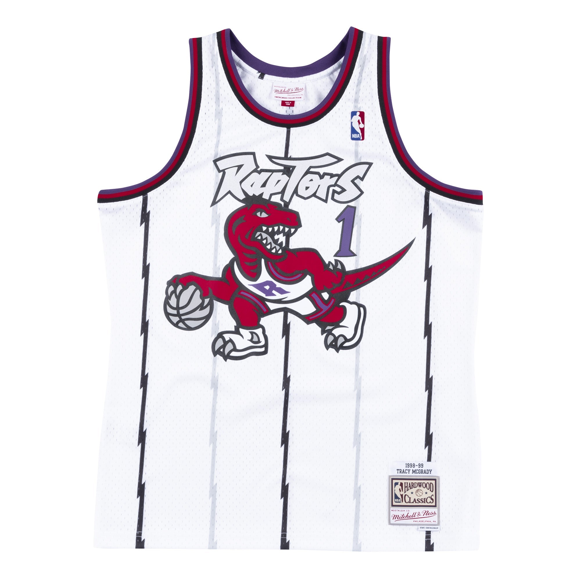 NBA Swingman Jersey Raptors 98-99 Tracy Mcgrady