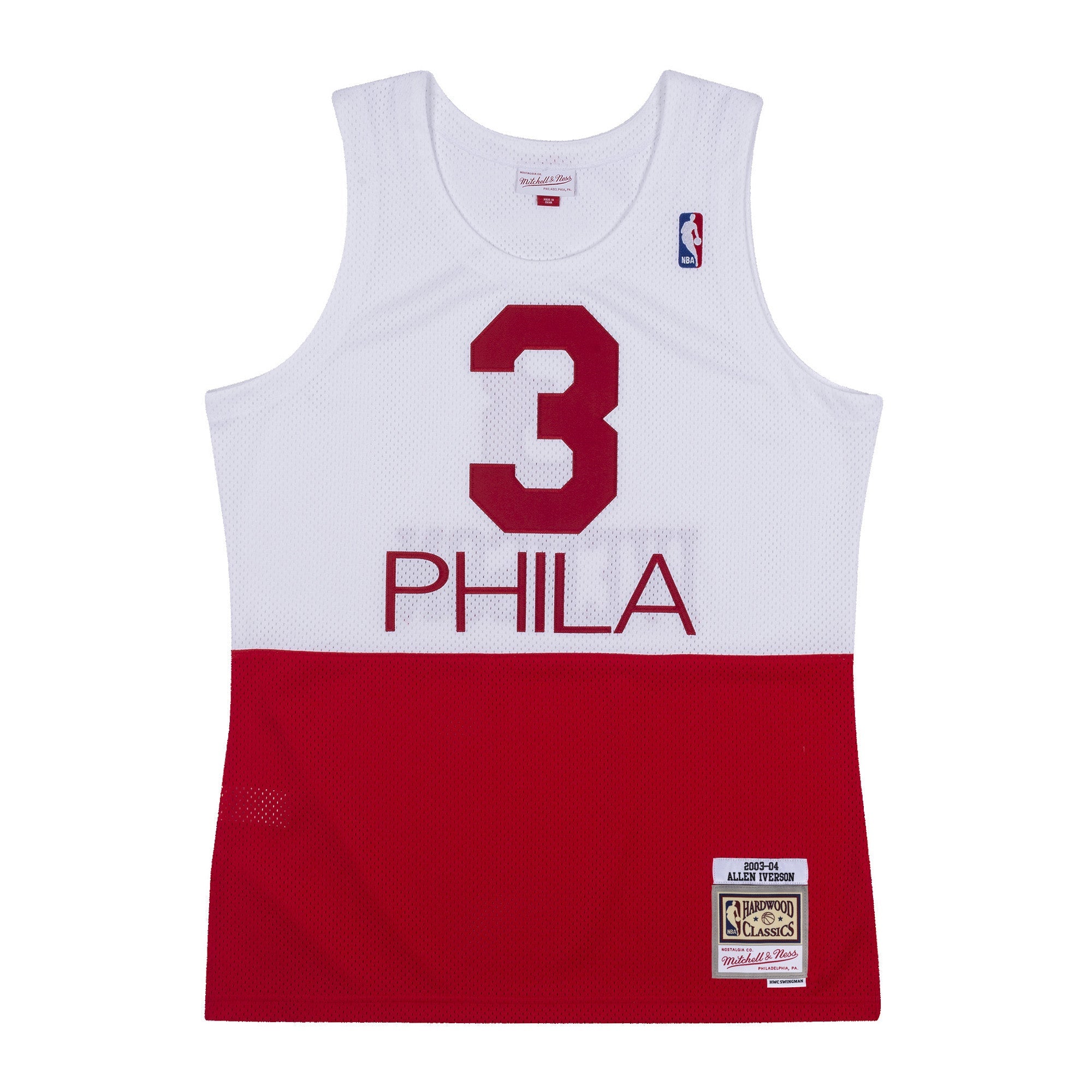 NBA Swingman Jersey 76ers 03 Allen Iverson