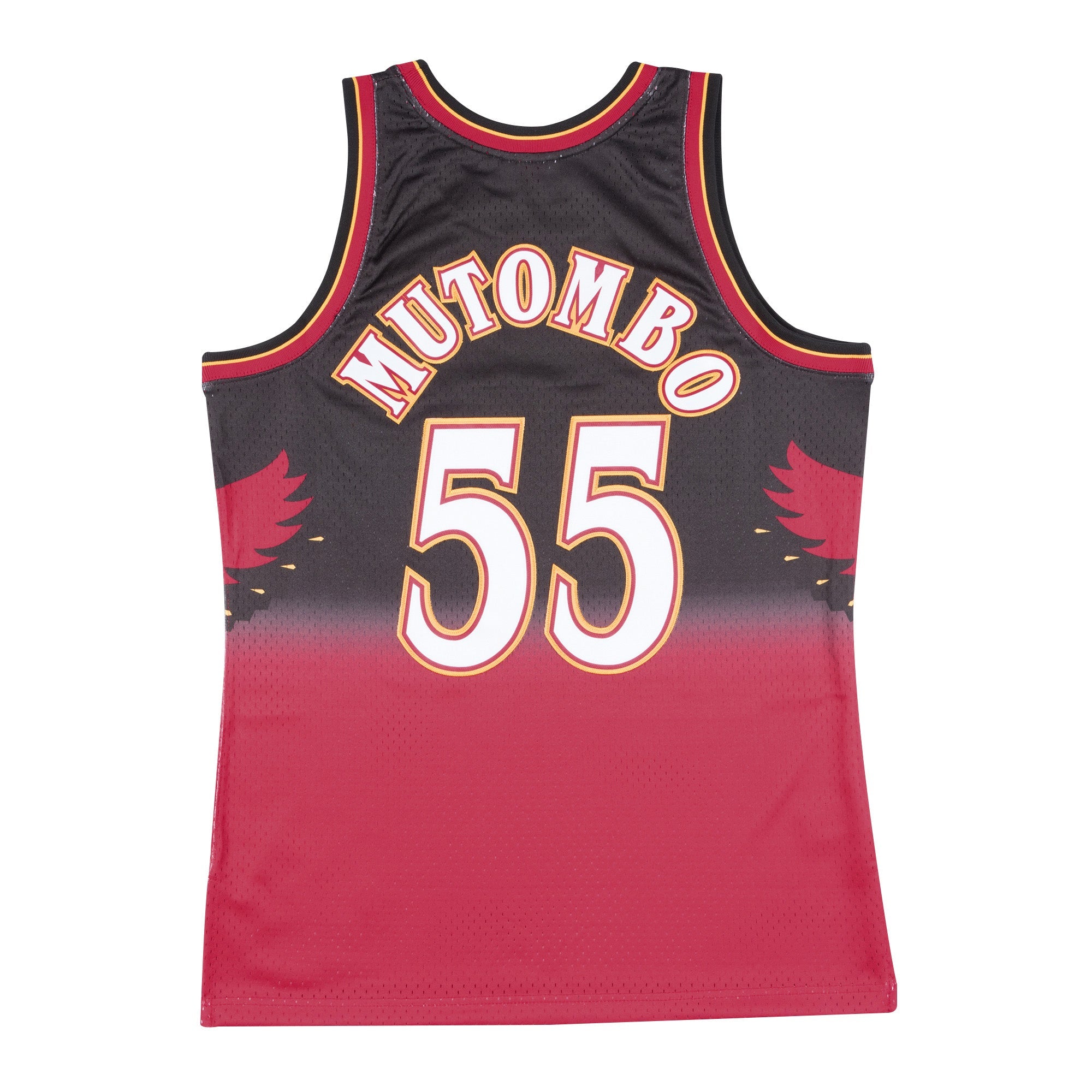 NBA Swingman Road Jersey Hawks 96 Dikembe Mutombo