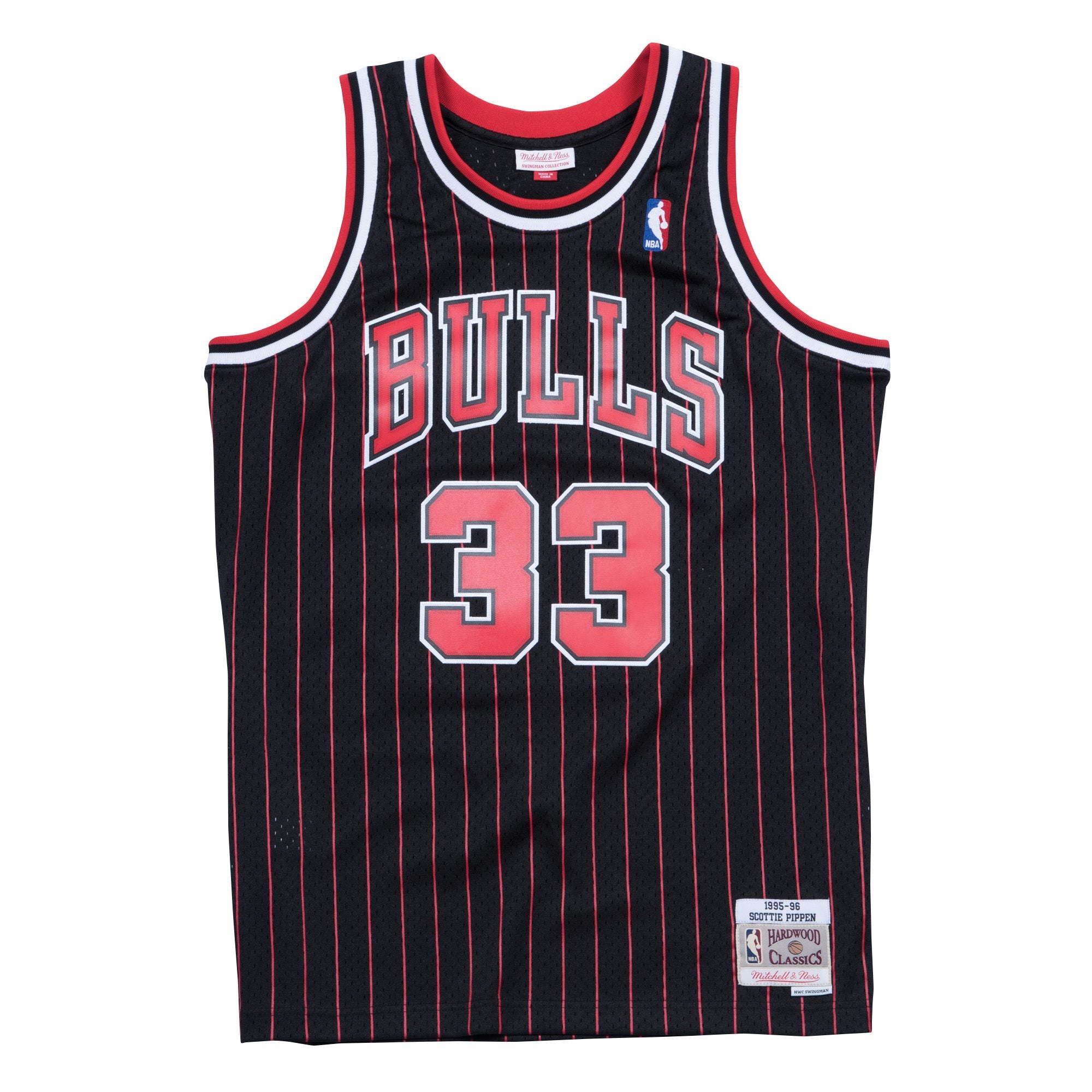 NBA Swingman Alternate Jersey Bulls 95 Scottie Pippen
