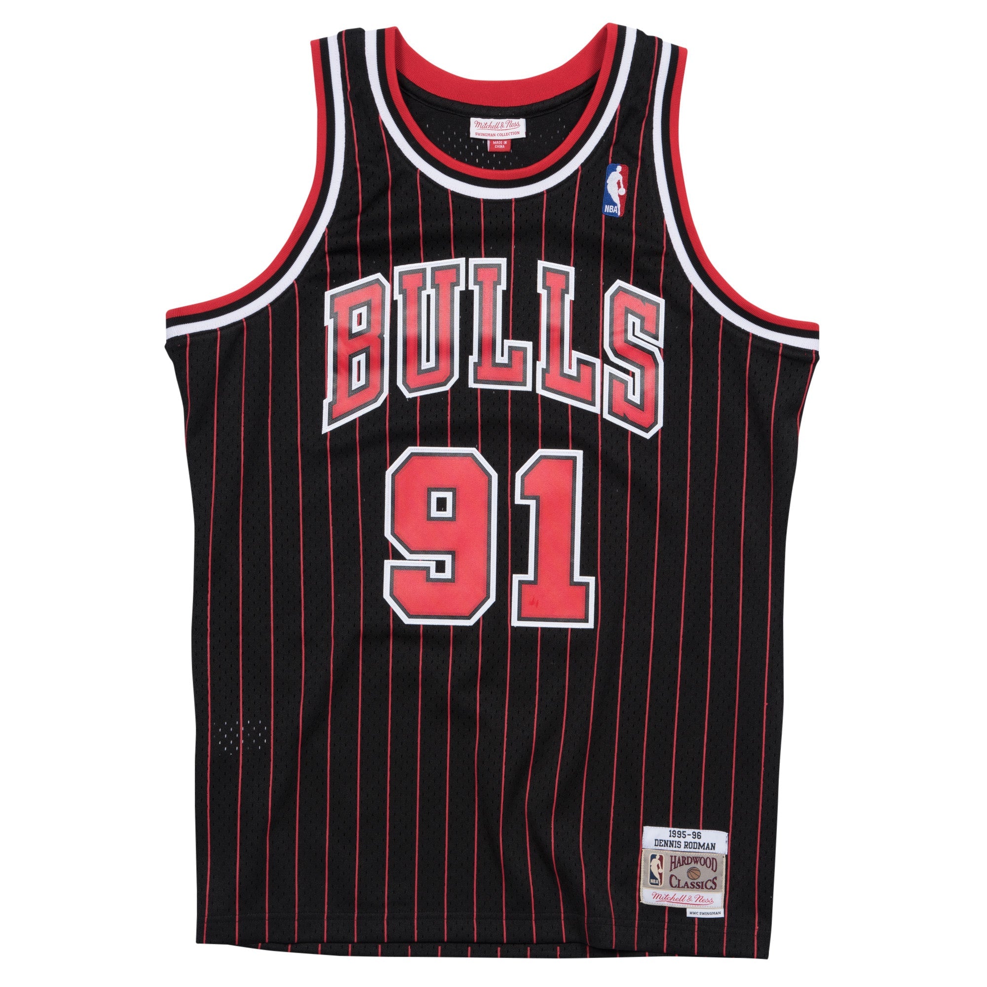 NBA Swingman Alternate Jersey Bulls 95 Dennis Rodman