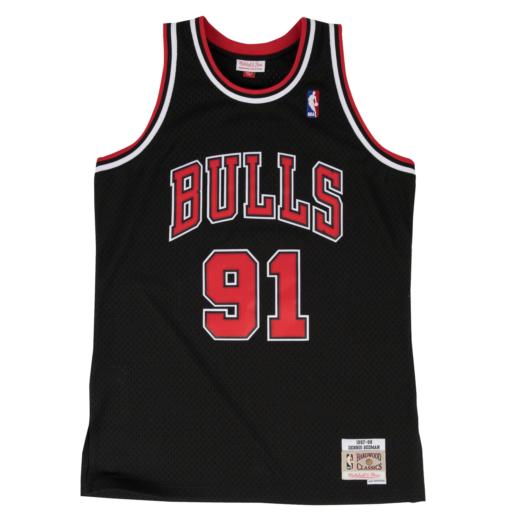 NBA Swingman Alternate Jersey Bulls 97 Dennis Rodman