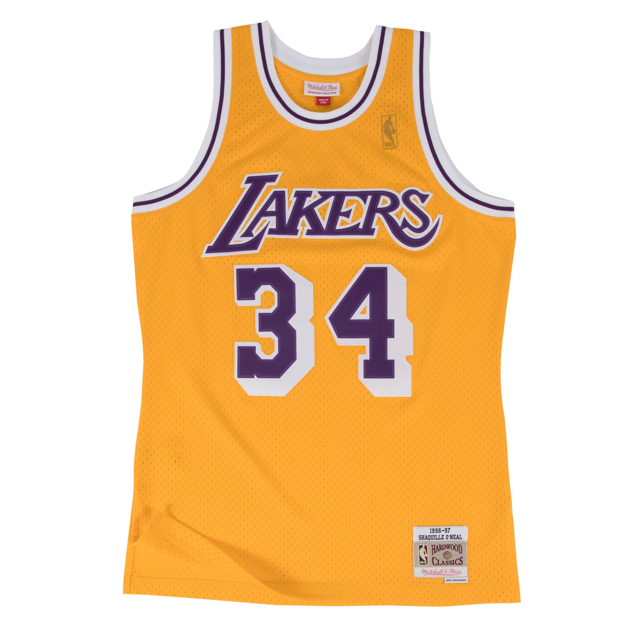 NBA Swingman Home Jersey Lakers 96 Shaquille O'neal