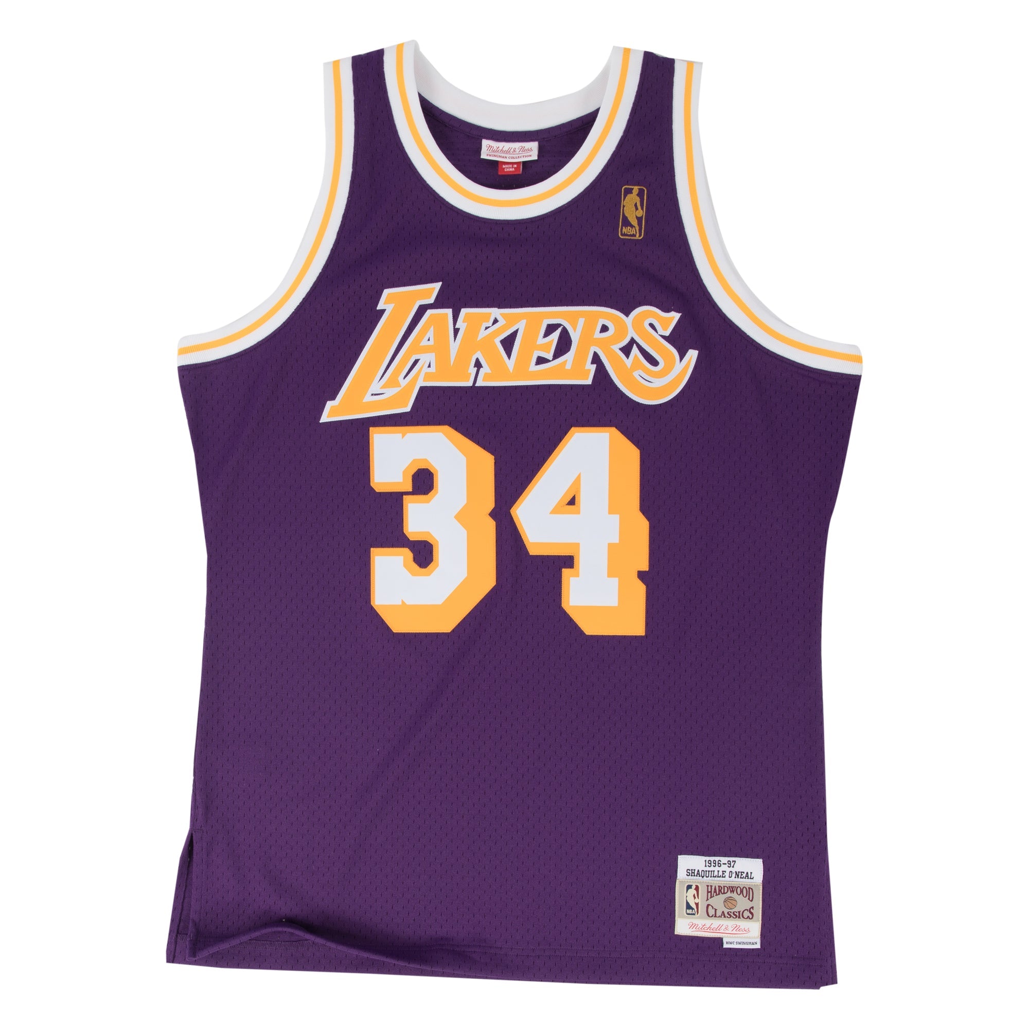 NBA Swingman Road Jersey Lakers 1996 Shaquille O'neal