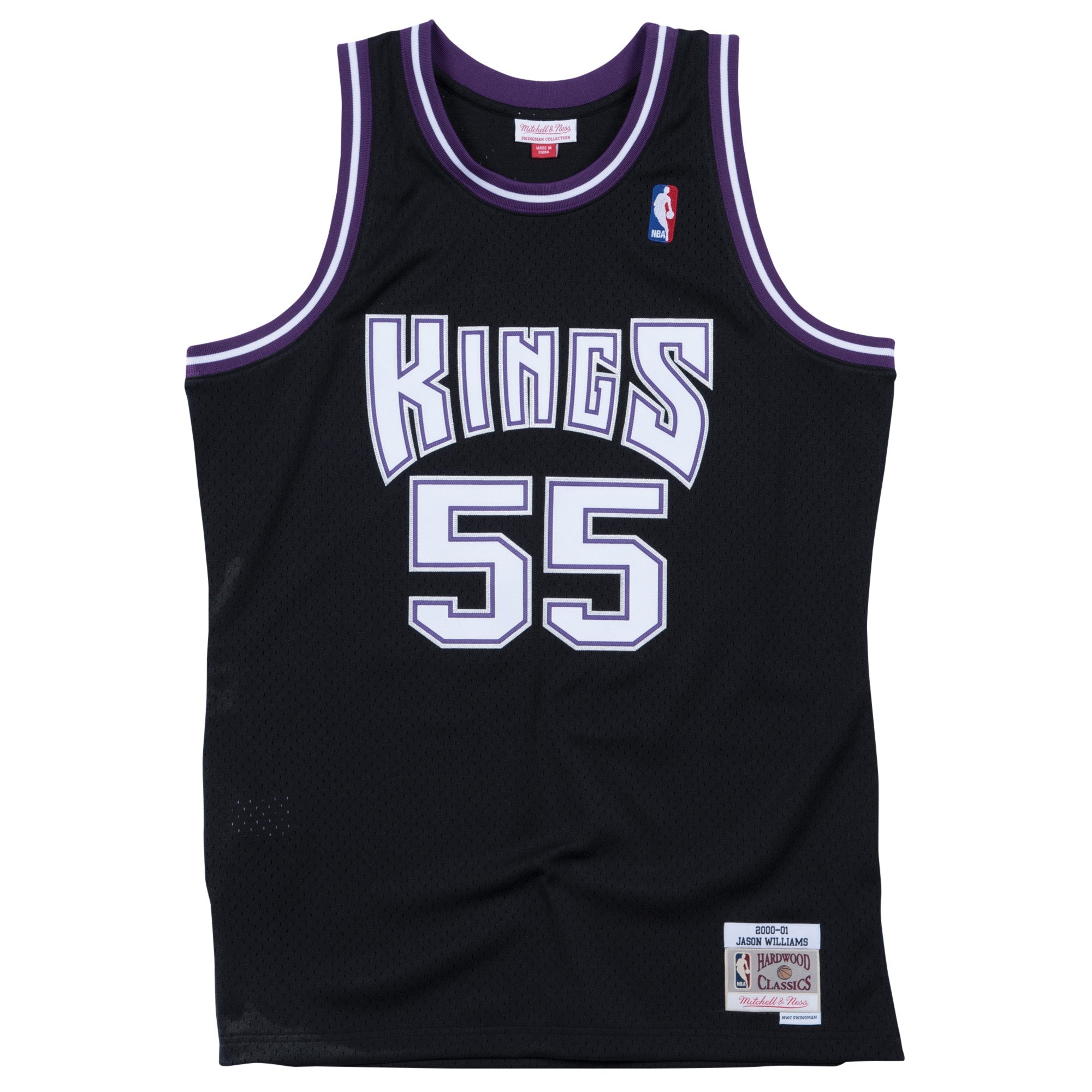 NBA Swingman Road Jersey Kings 00 Jason Williams
