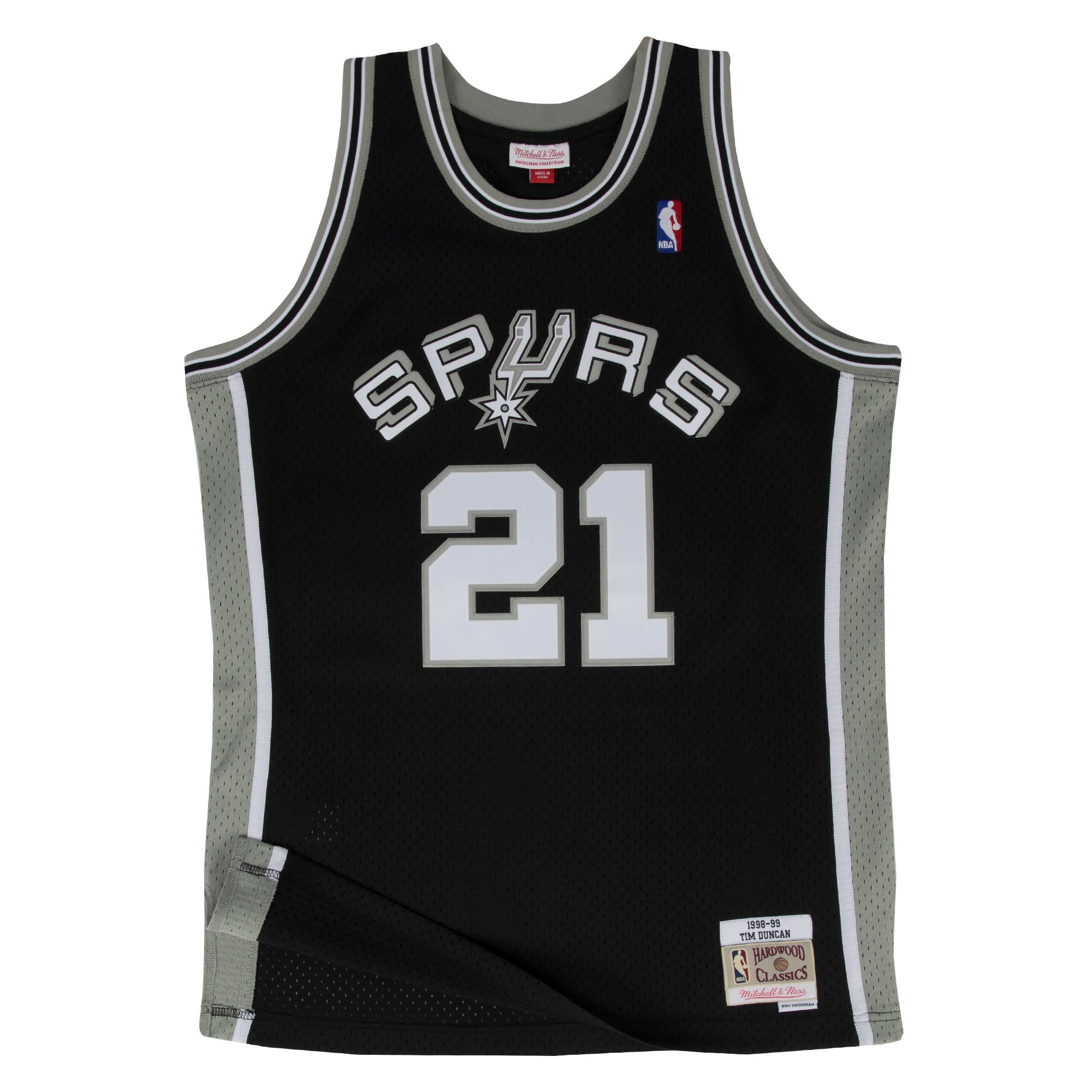 NBA Swingman Road Jersey Spurs 98 Tim Duncan