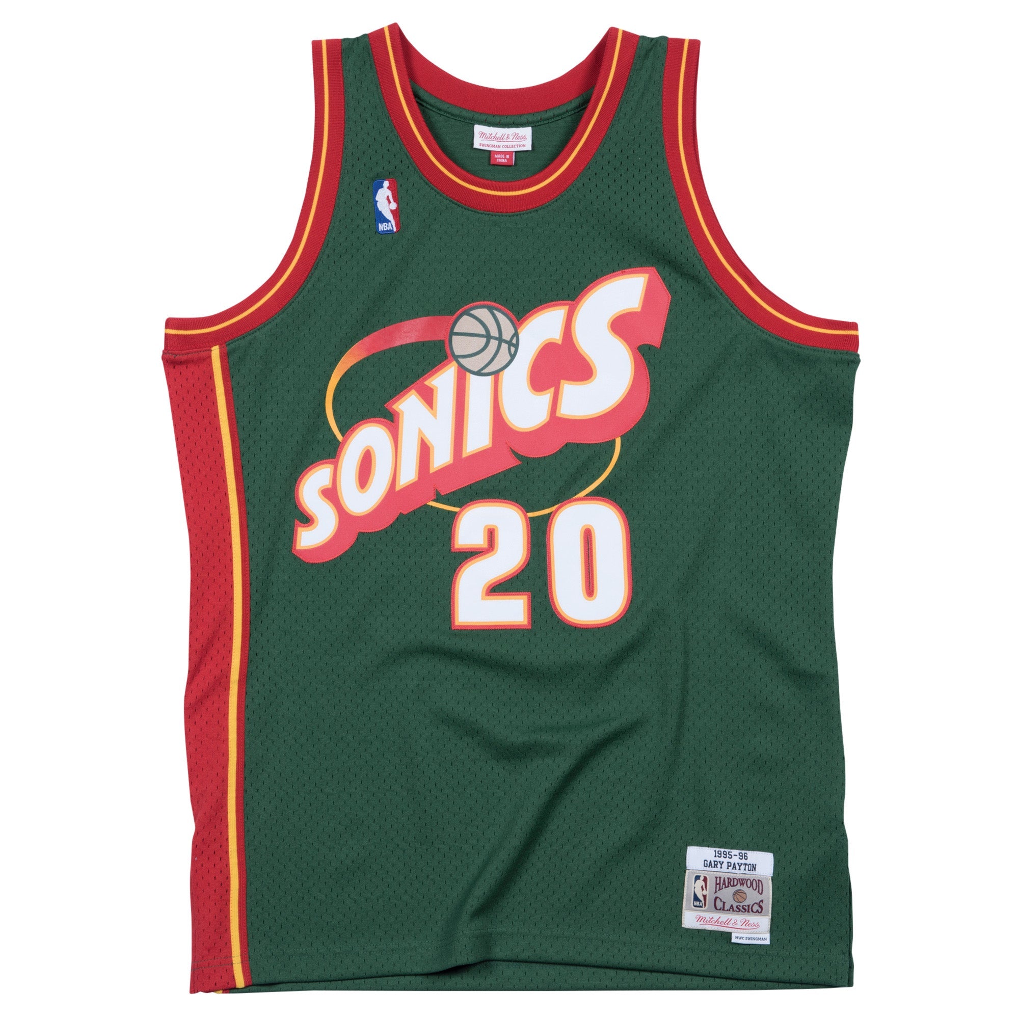 NBA Swingman Road Jersey Supersonics 95 Gary Payton