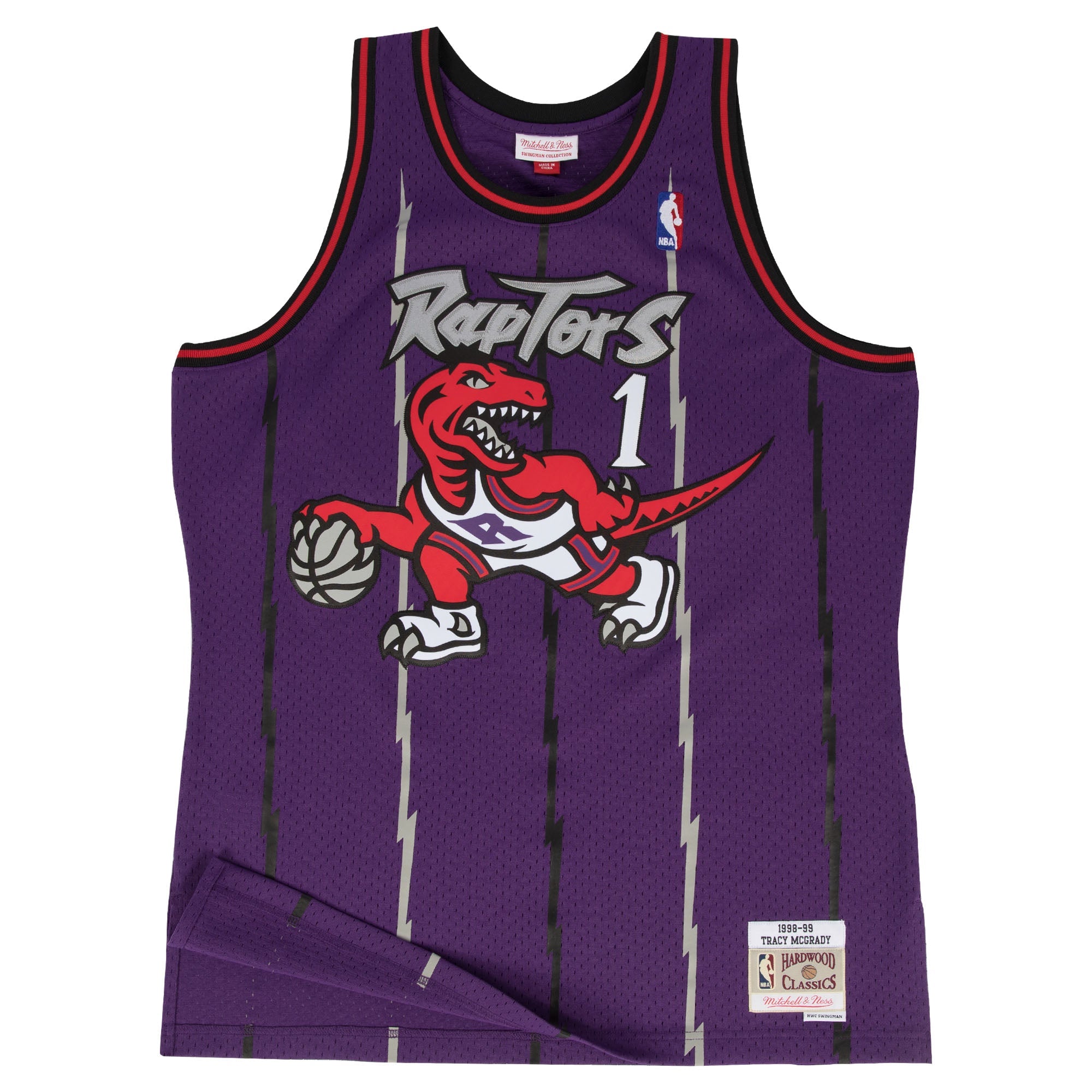 NBA Swingman Road Jersey Raptors 98 Tracy Mcgrady