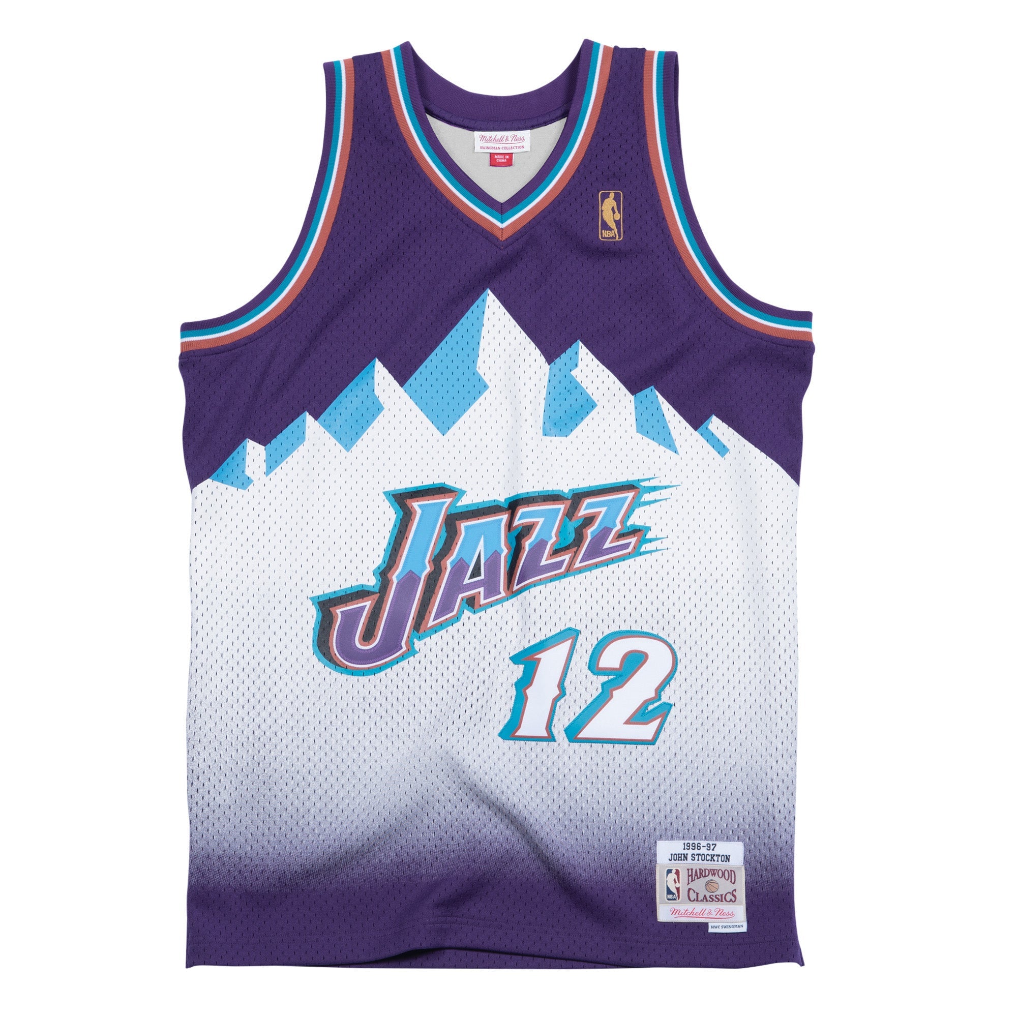 NBA Swingman Road Jersey Jazz 96 John Stockton