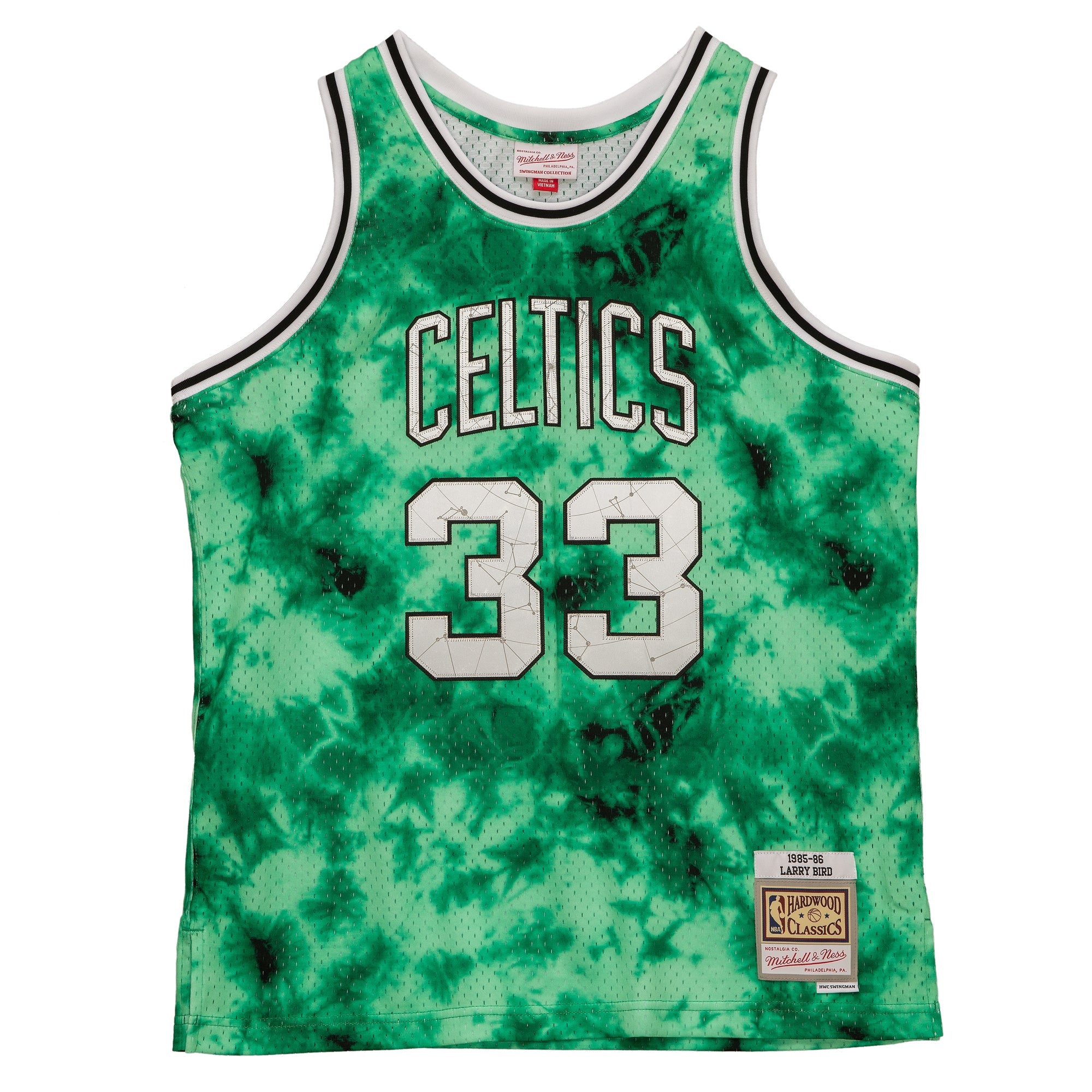 NBA Galaxy Swingman Jersey Celtics 1985 Larry Bird