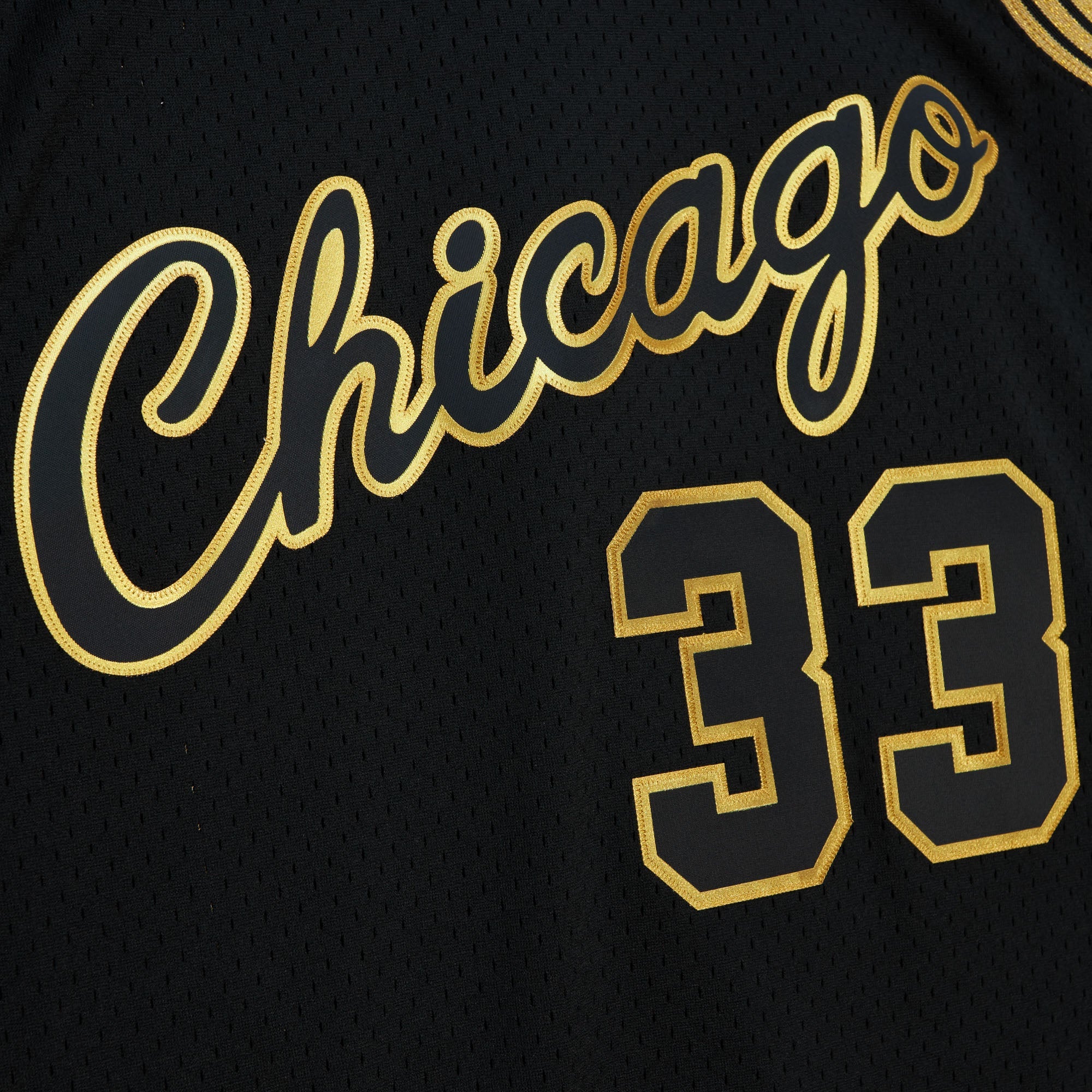 NBA Black Gold Swingman Jersey Bulls 2003 Scottie Pippen