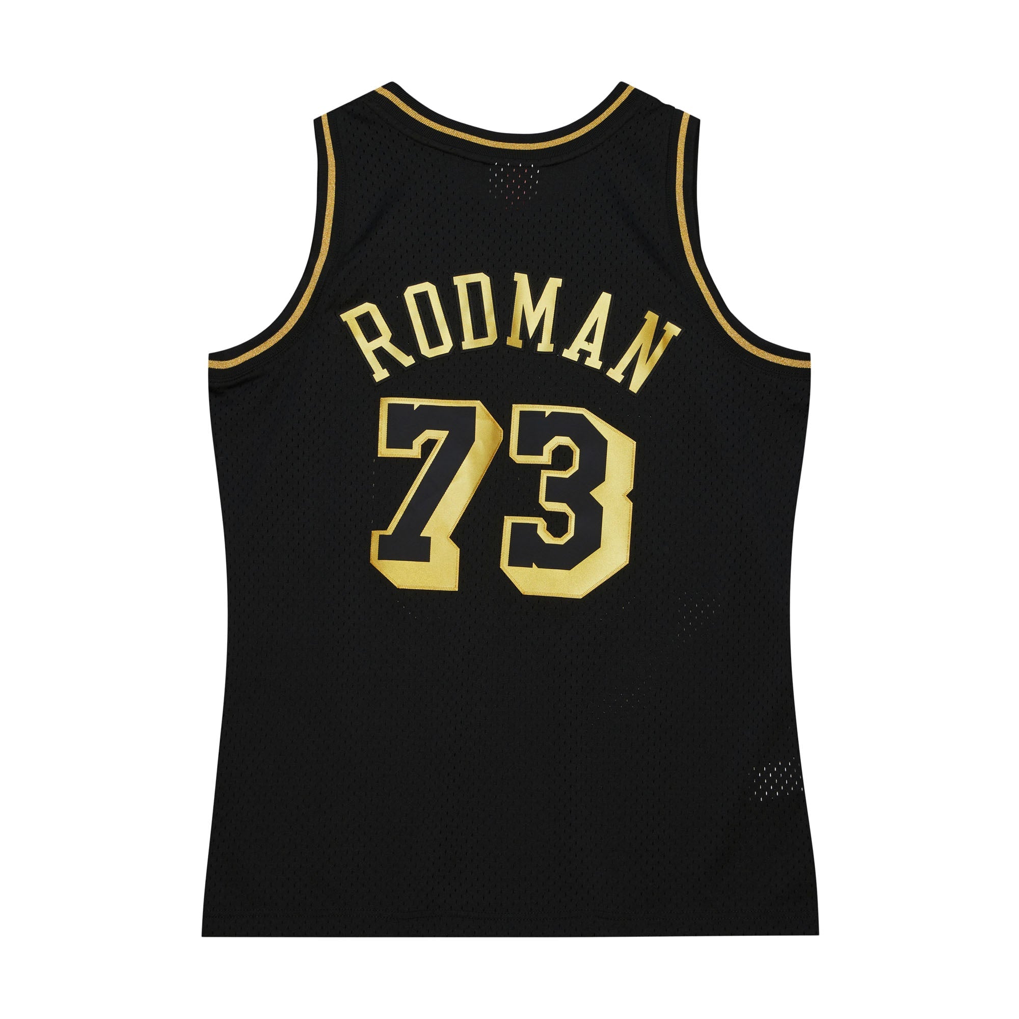 NBA Black Gold Swingman Jersey Lakers 1998 Dennis Rodman