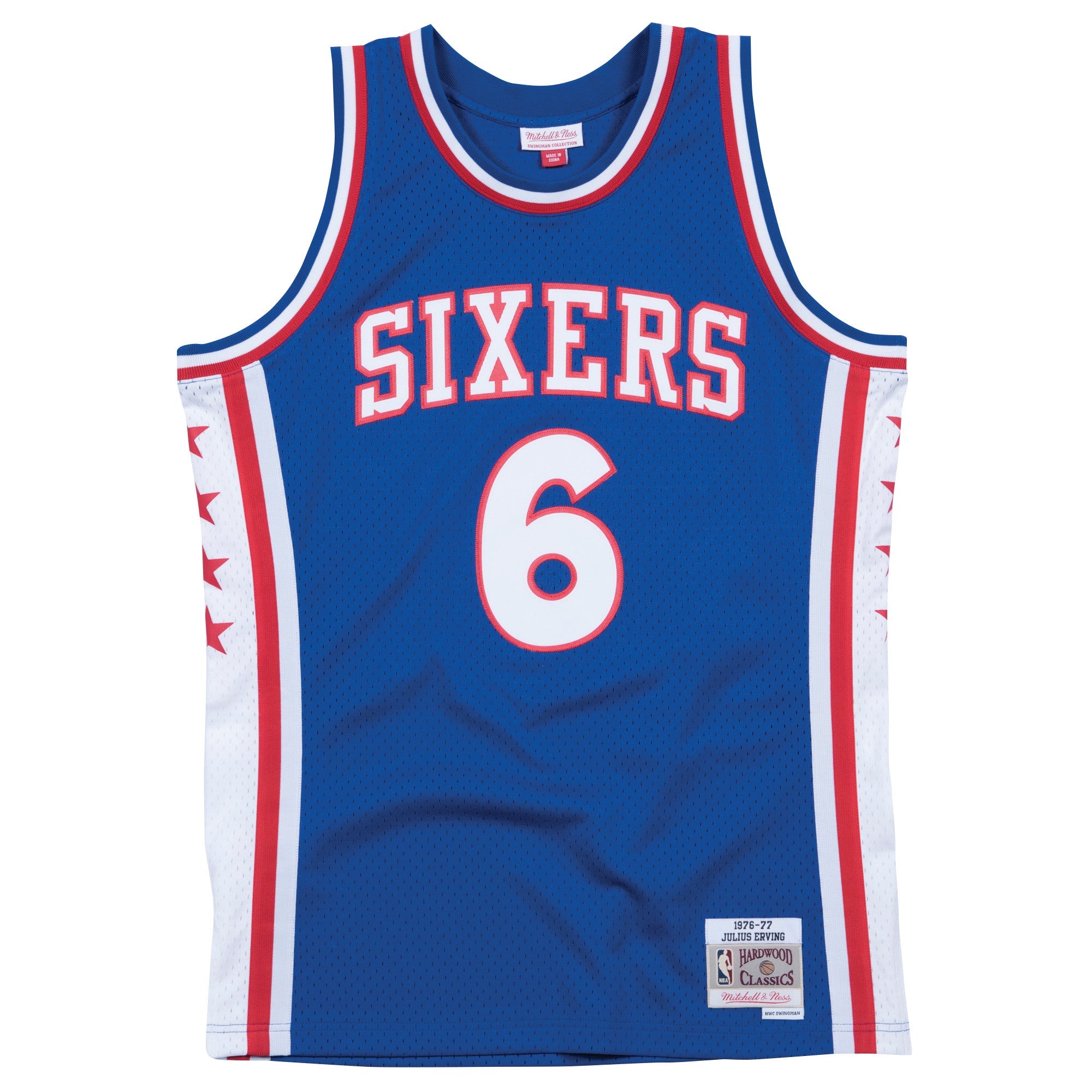NBA Swingman Jersey 76ers 76 Julius Erving