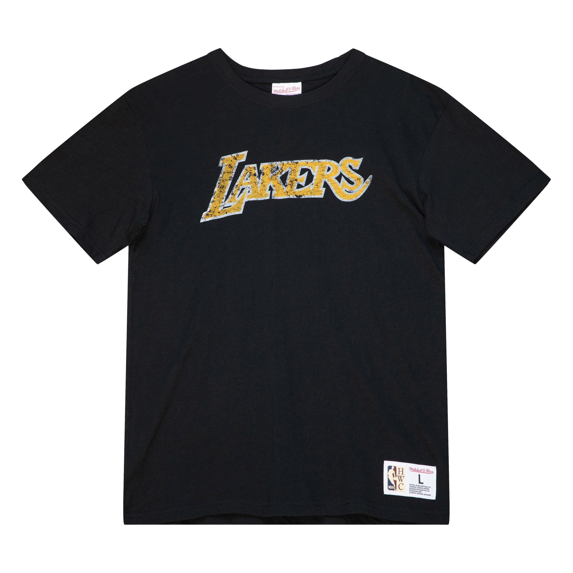 Playera NBA Legendary Slub Ss Tee Lakers Black