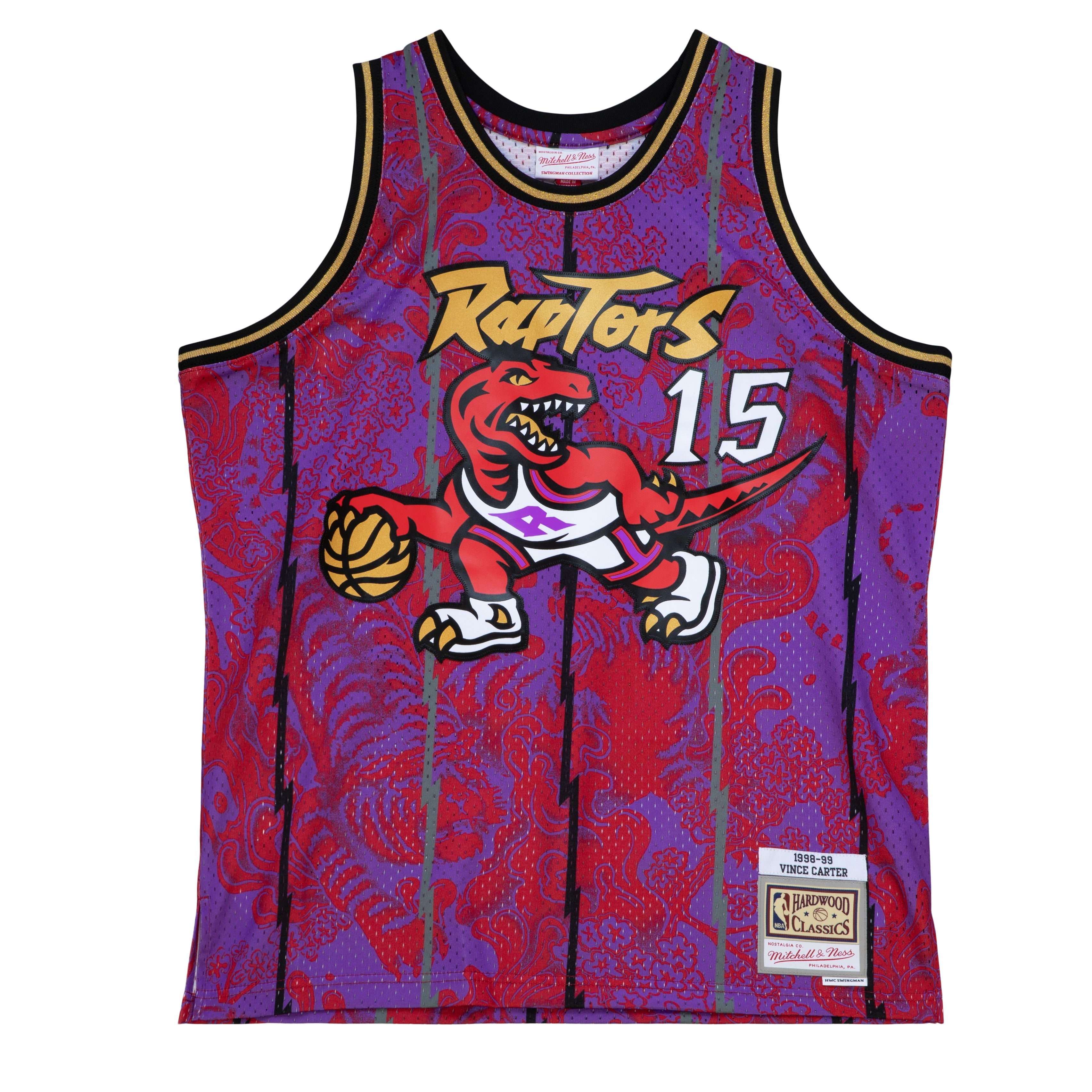 NBA Cny 4.0 Swingman Jersey Raptors 1998 Vince Carter