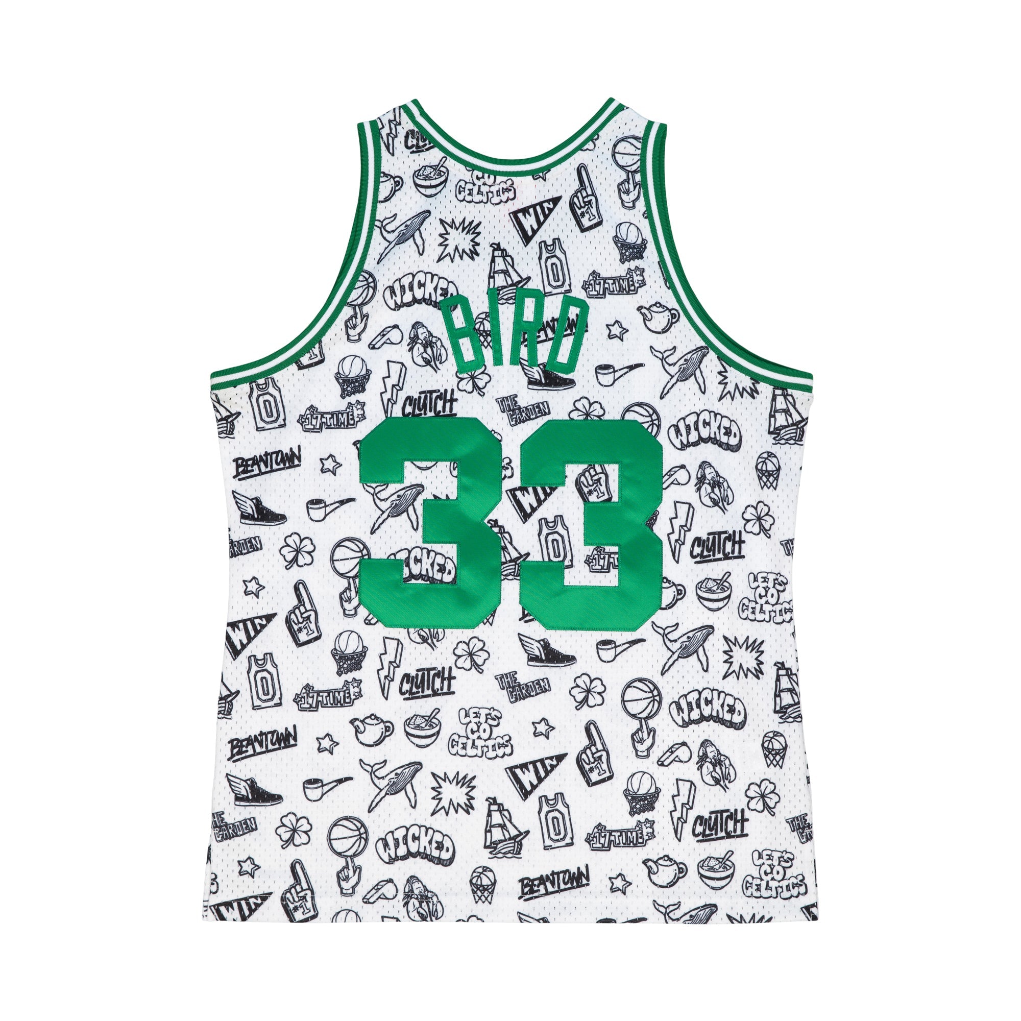 NBA Doodle Swingman Jersey Celtics 1985 Larry Bird