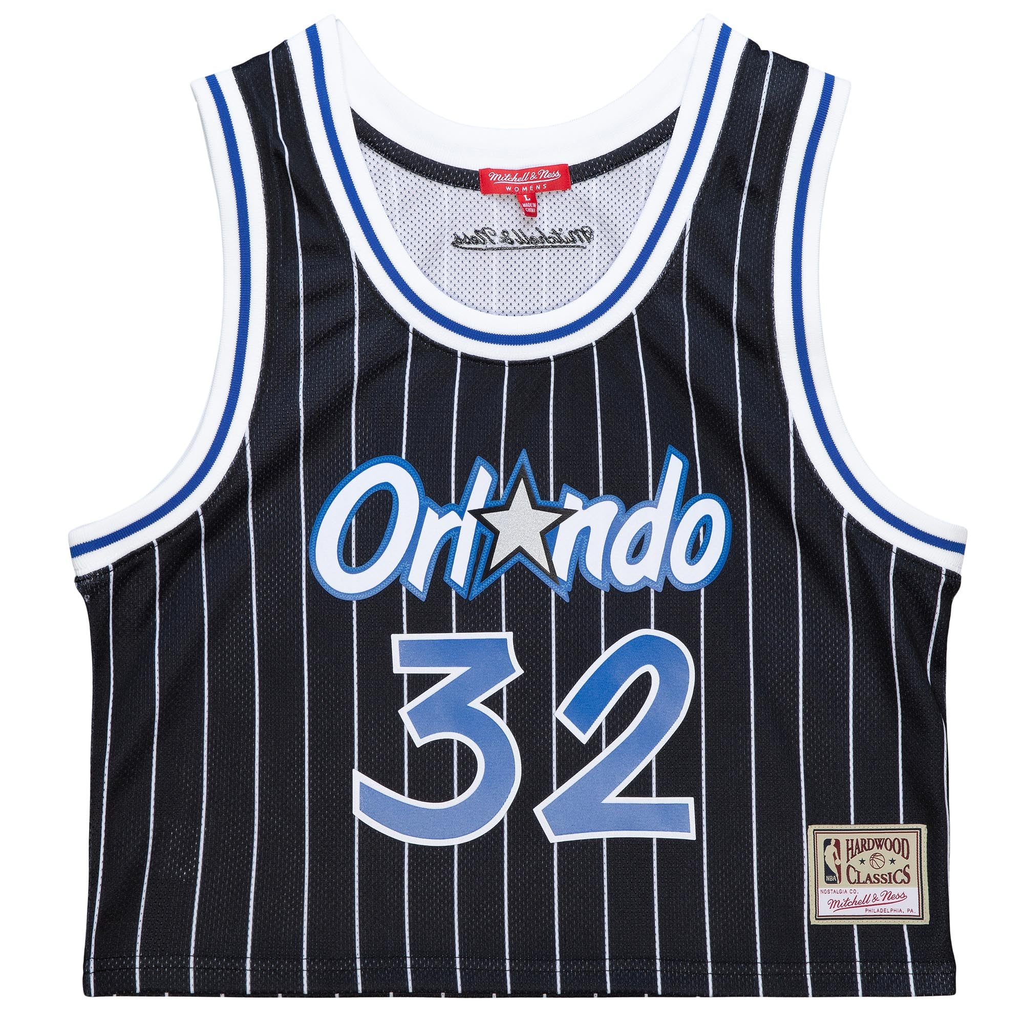 NBA Women's N&N Crop Tank Magic 1995 Shaquille O'neal