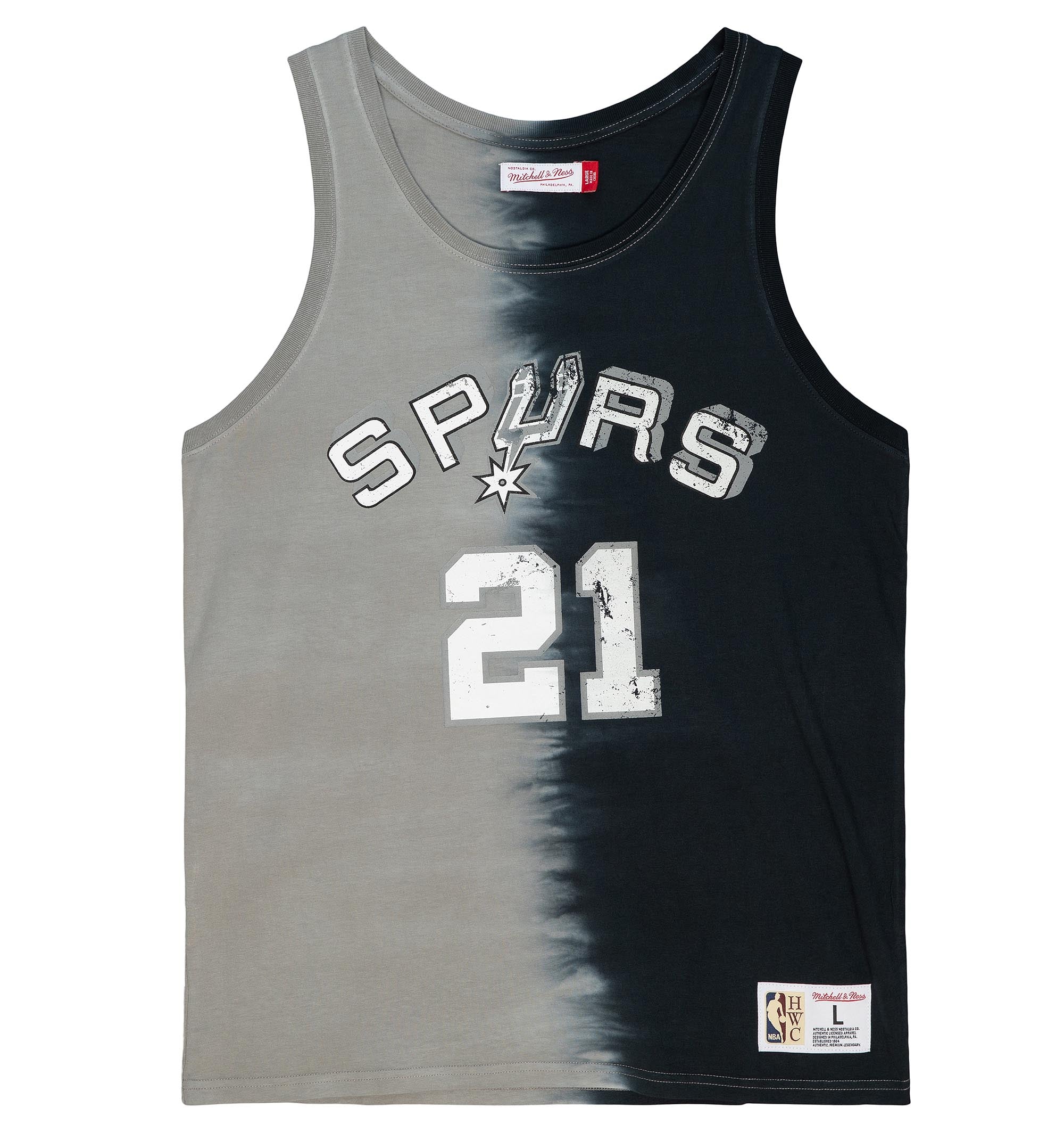 NBA Tie Dye Cotton N&N Tank Spurs Tim Duncan