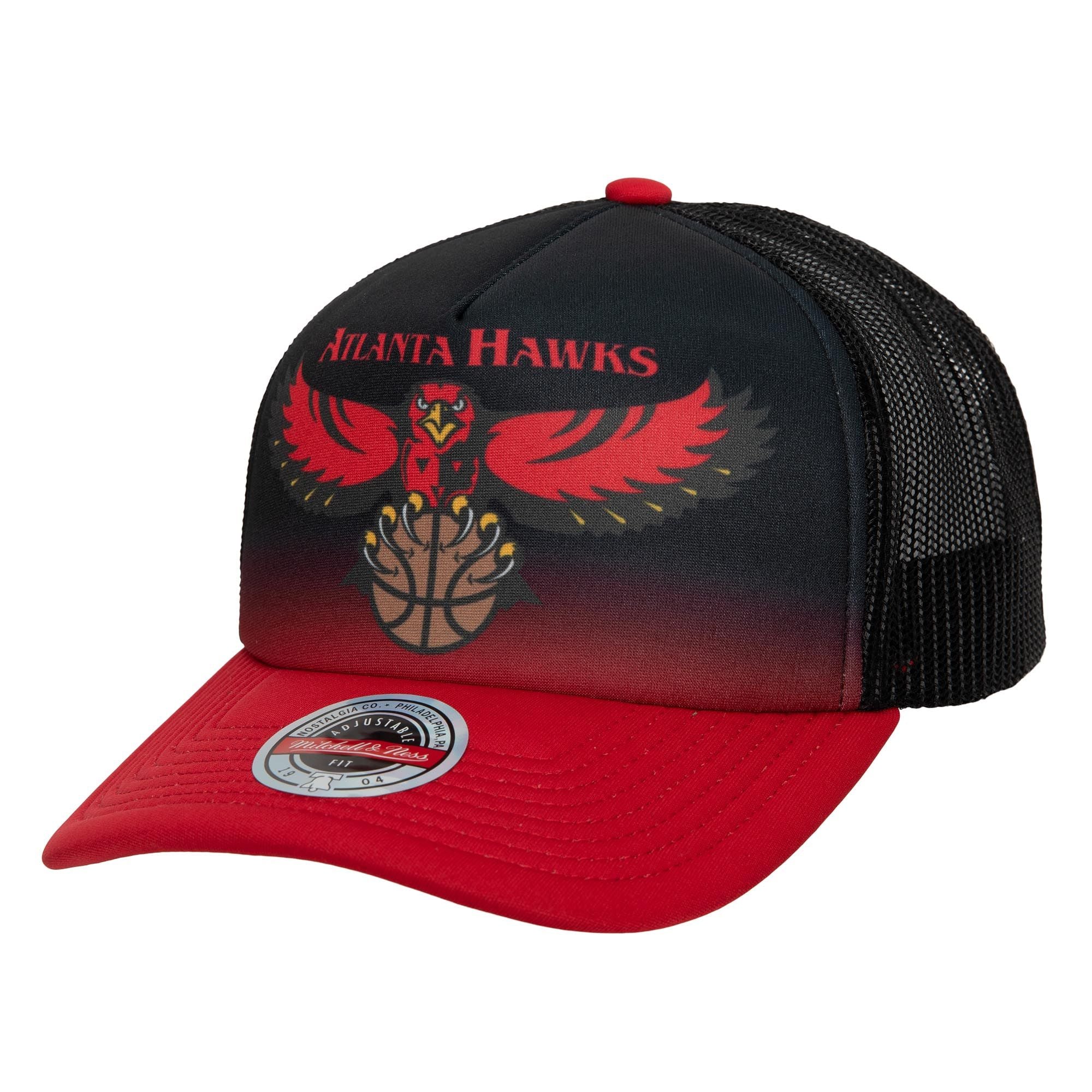 Gorra Jersey Hook Trucker Snapback Hwc Hawks Red1
