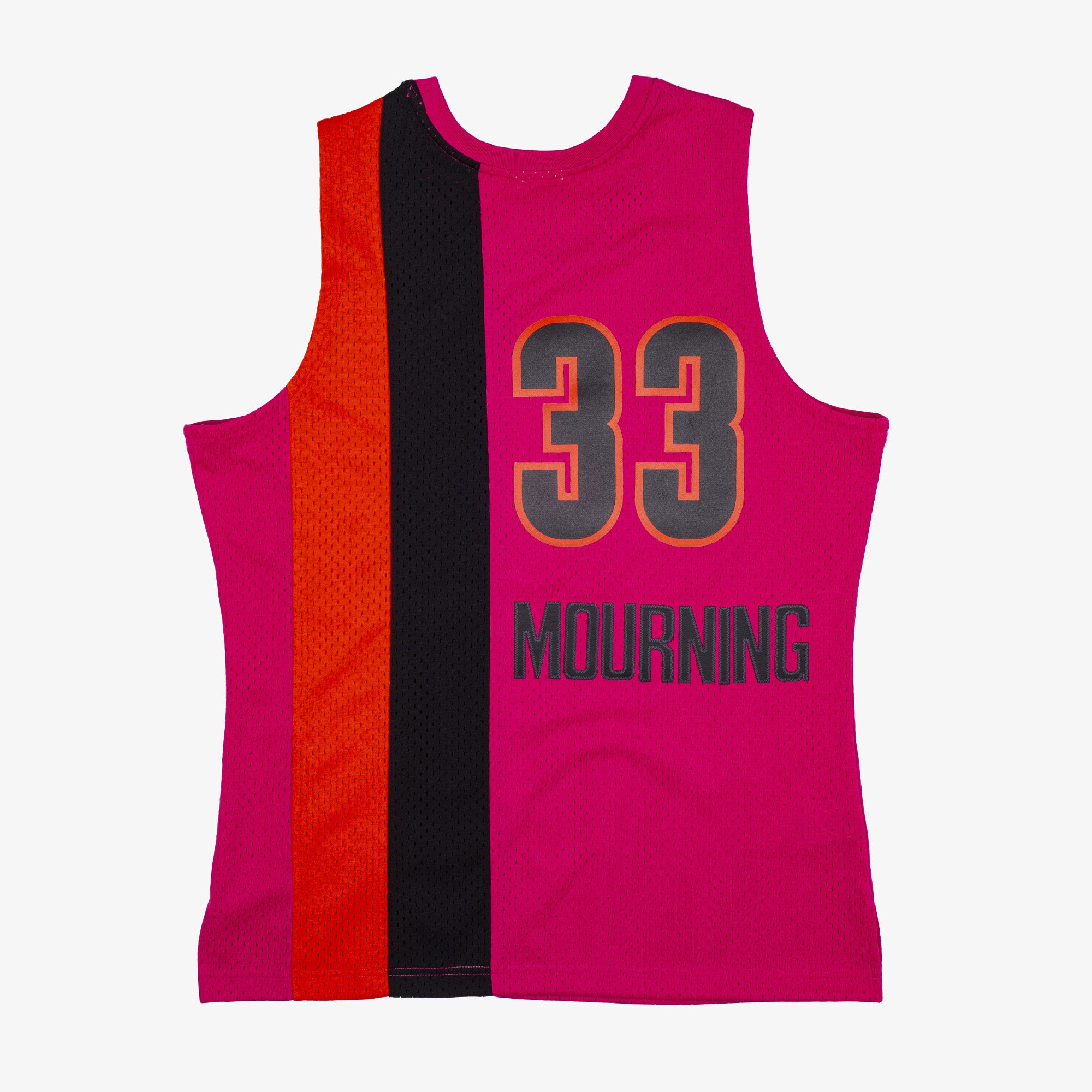 Jersey M&N NBA Swingman Reload Miami Heat 05 Alonzo Mourning Pink
