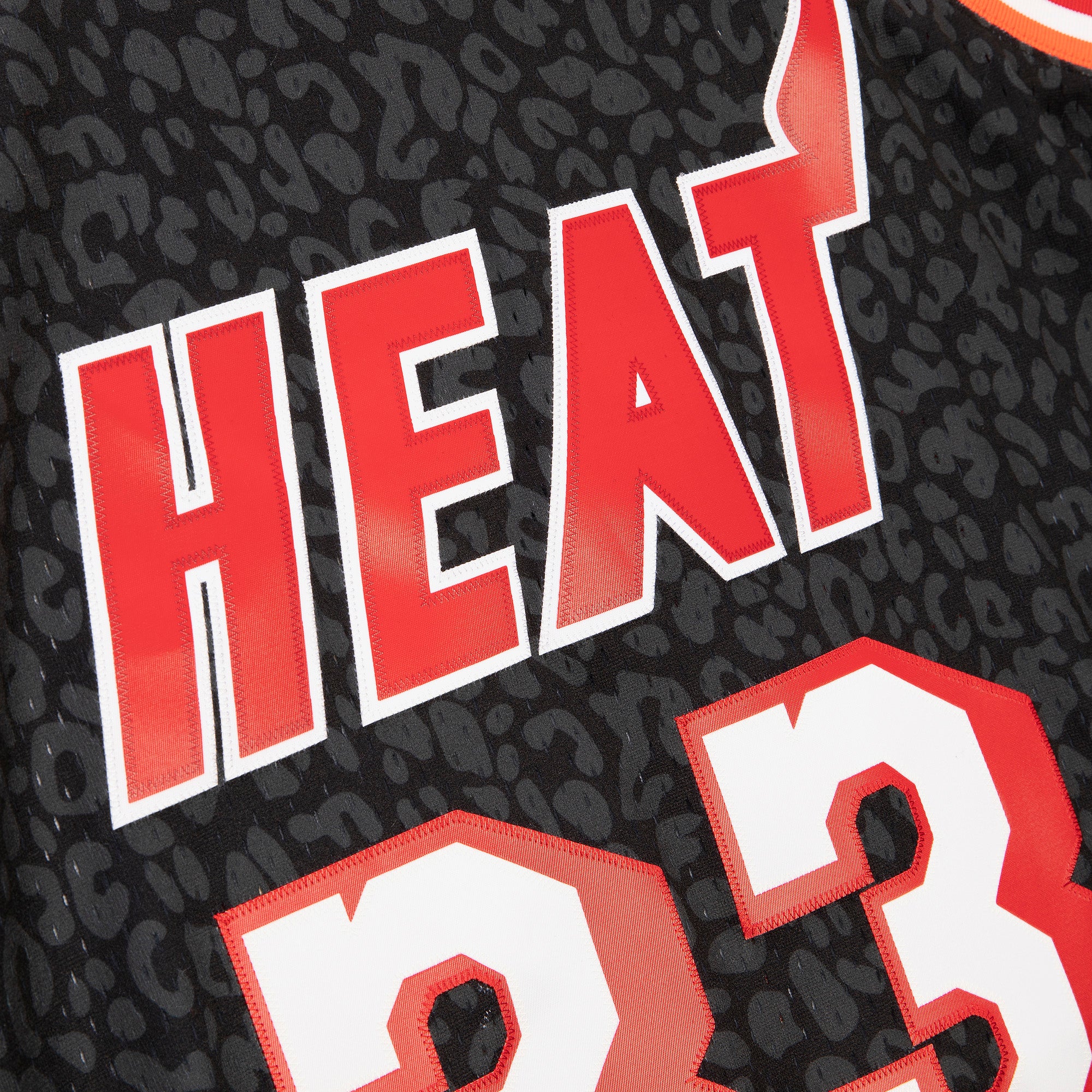 Jersey M&N NBA Wild Life Swingman Heat 96 Alonzo Mourning Blk