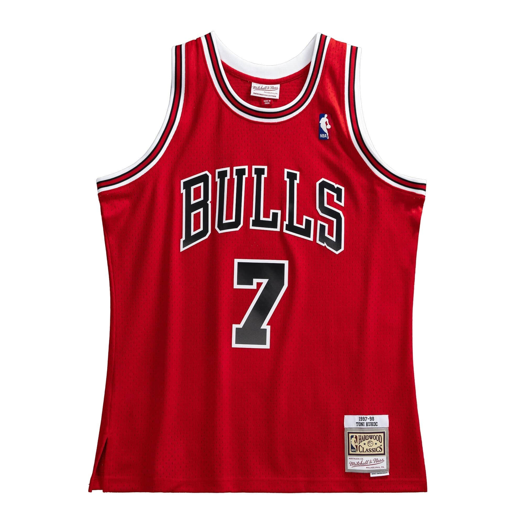 NBA Swingman Jersey Bulls 97 Toni Kukoc
