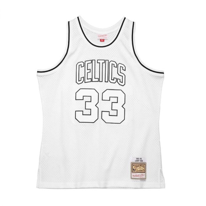 NBA White Black Swingman Jersey Celtics 85 Larry Bird