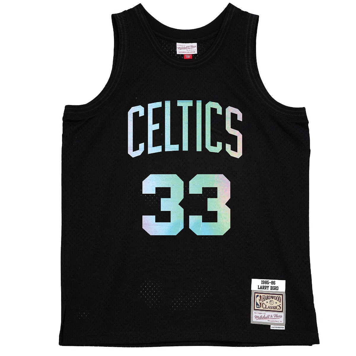 NBA Iridescent Swingman Jersey Celtics 85 Larry Bird
