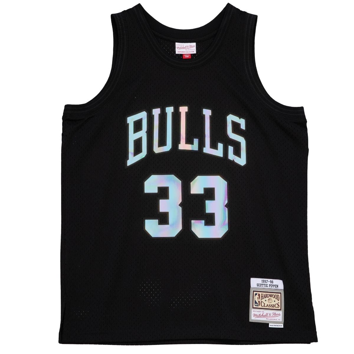 NBA Iridescent Swingman Jersey Bulls 97 Scottie Pippen