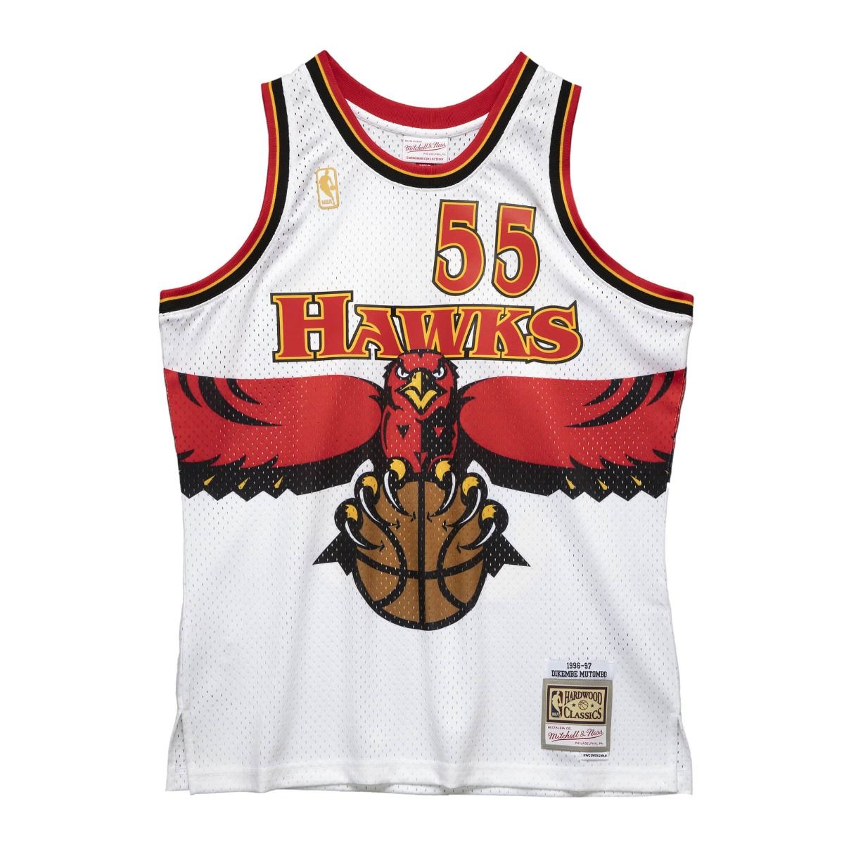 NBA Swingman Jersey Hawks 96 Dikembe Mutombo