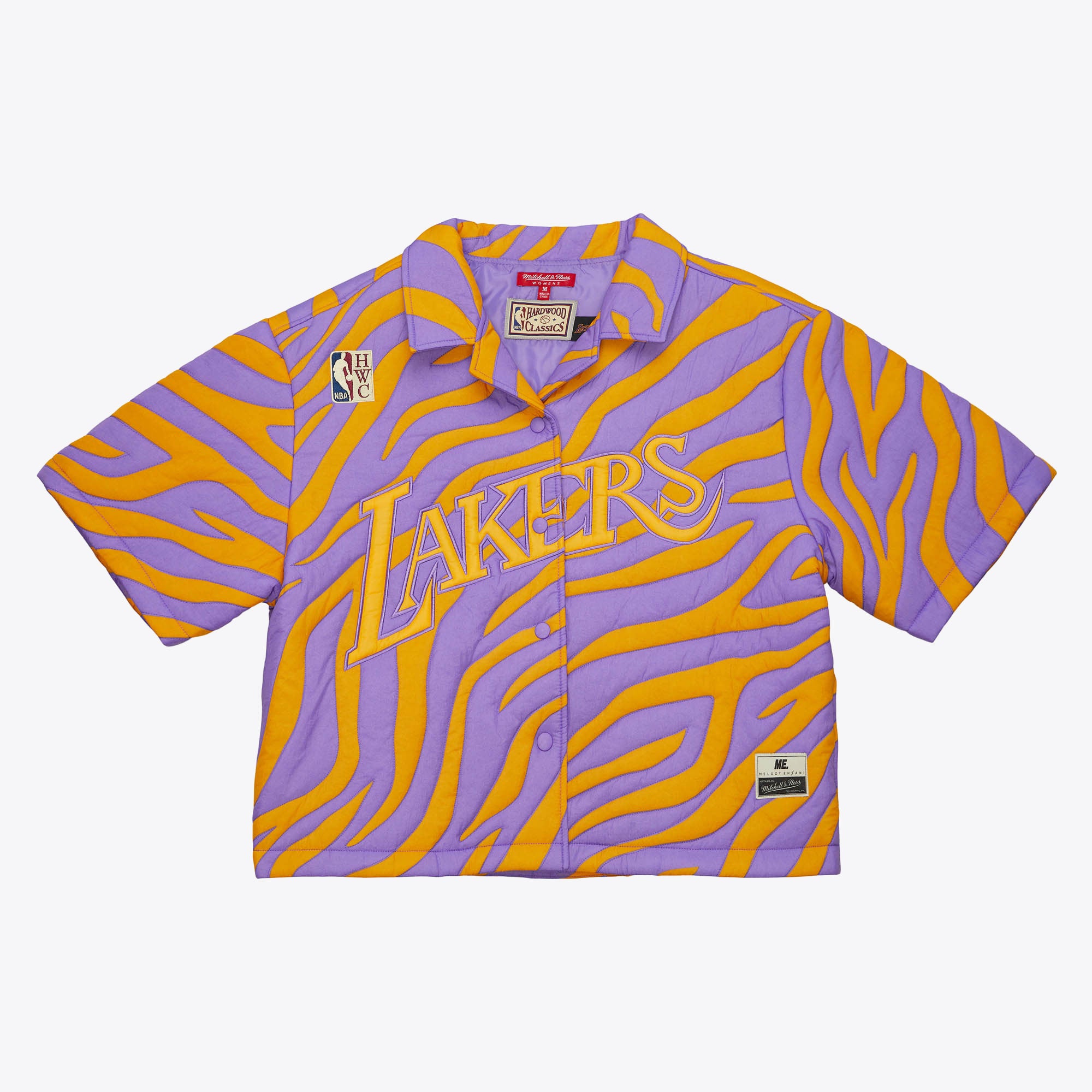 Camisa M&N NBA Melody Ehsani Puffer Shirt Lakers