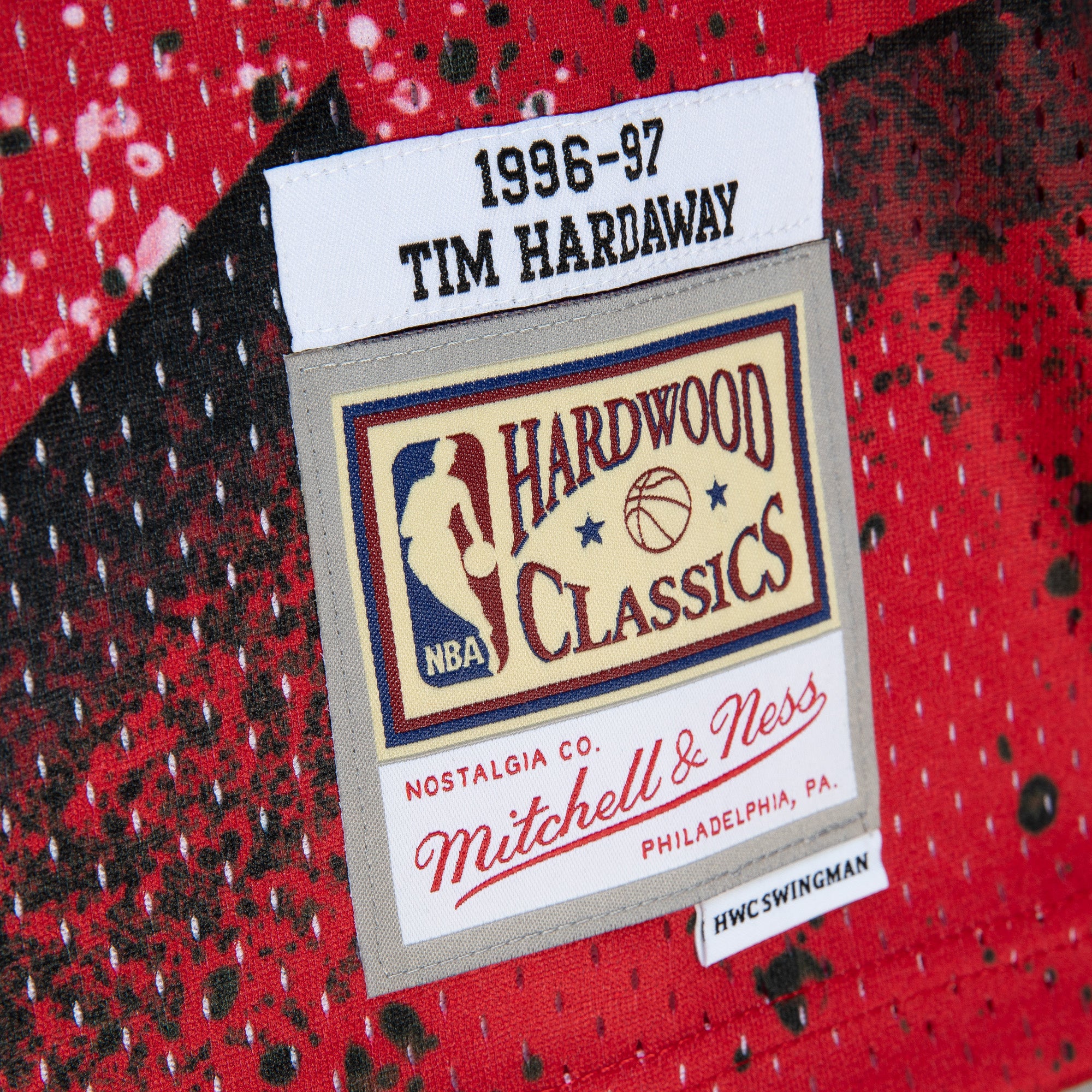 Jersey M&N NBA Hyper Hoops Swingman Heat 96 Tim Hardaway Scar