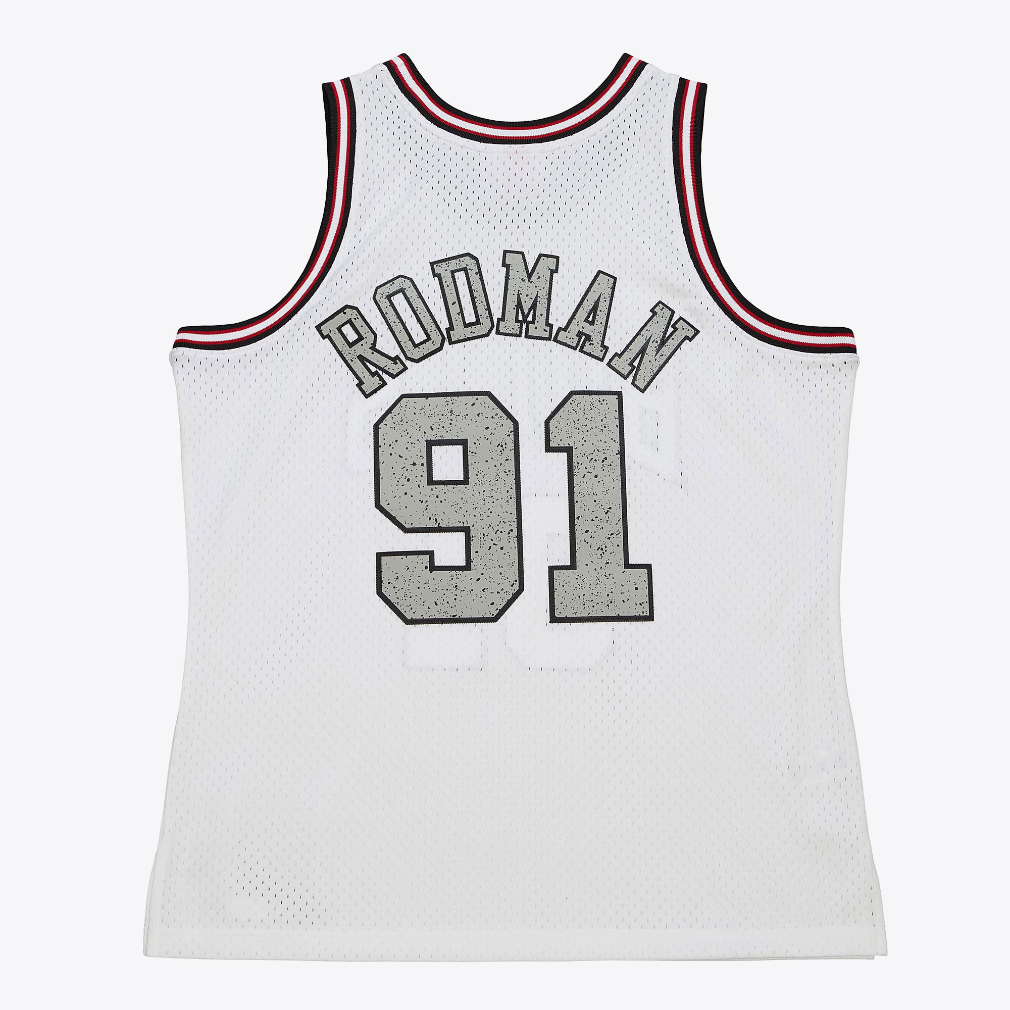 Jersey M&N NBA Cracked Cement Swingman Bulls 1997 Dennis Rodman