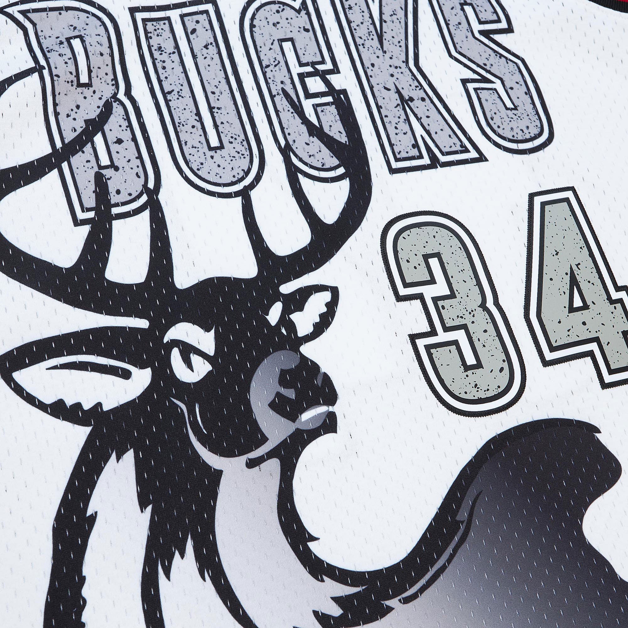 Jersey M&N NBA Cracked Cement Swingman Bucks 2000 Ray Allen