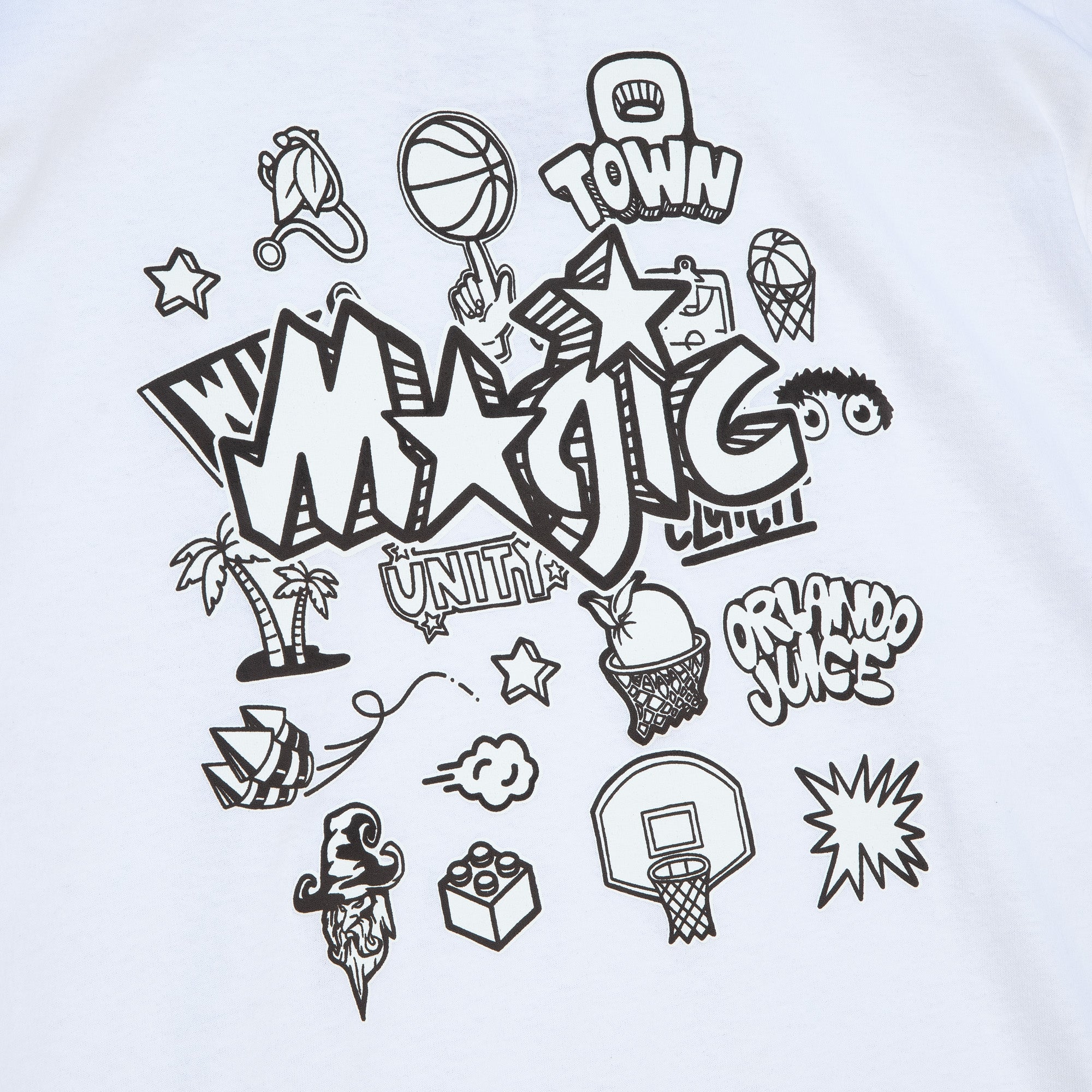 NBA DOODLE SS TEE MAGIC