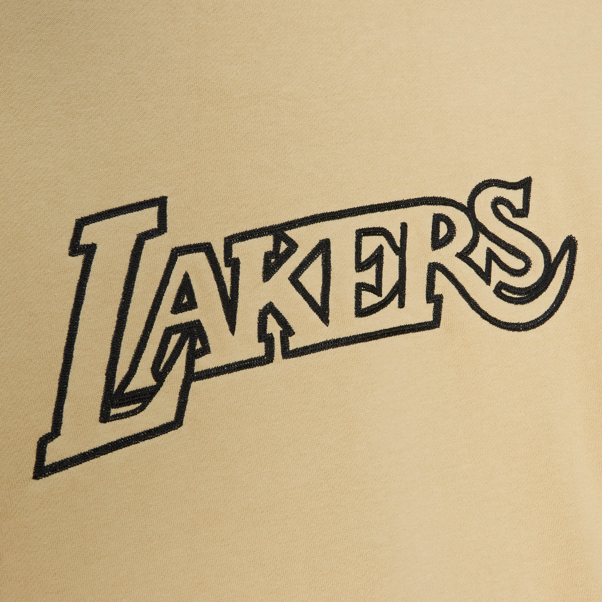 NBA KHAKI BLACK HOODIE LAKERS